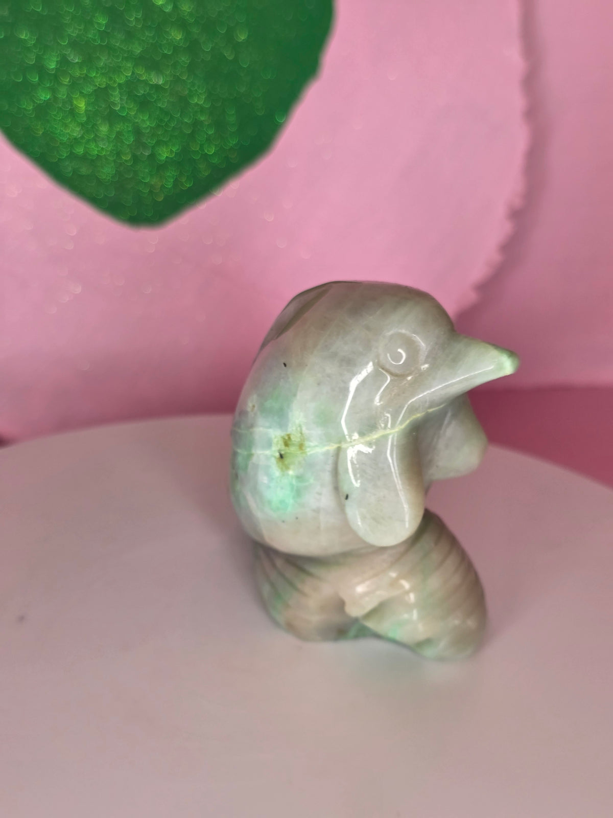 Garnierite Green Moonstone Dolphin A