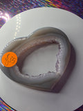 Druzy Agate Heart D