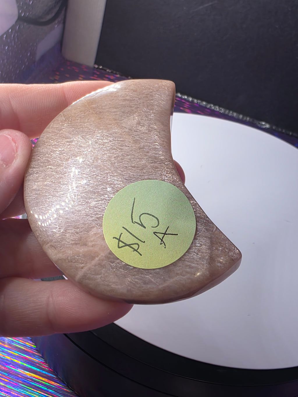 Peach Moonstone Moon A