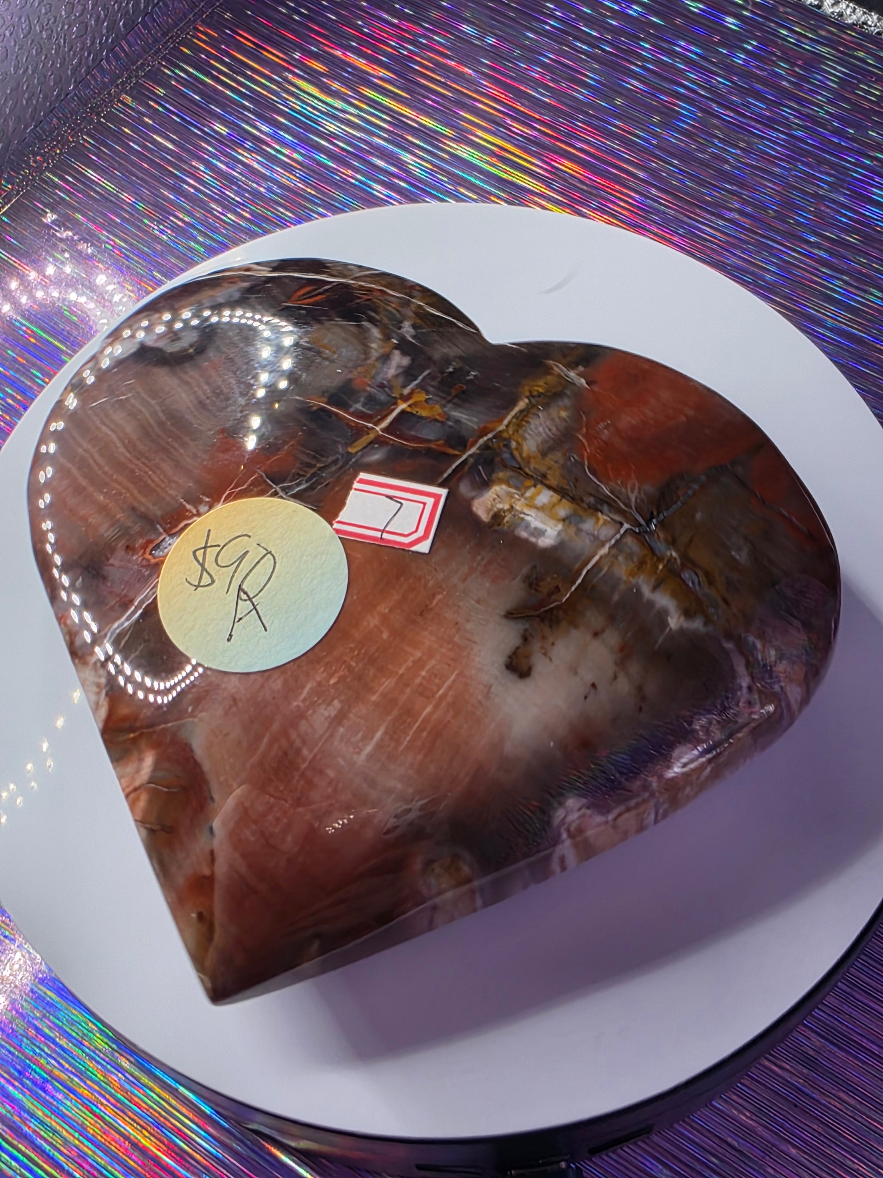 Petrified Wood Heart