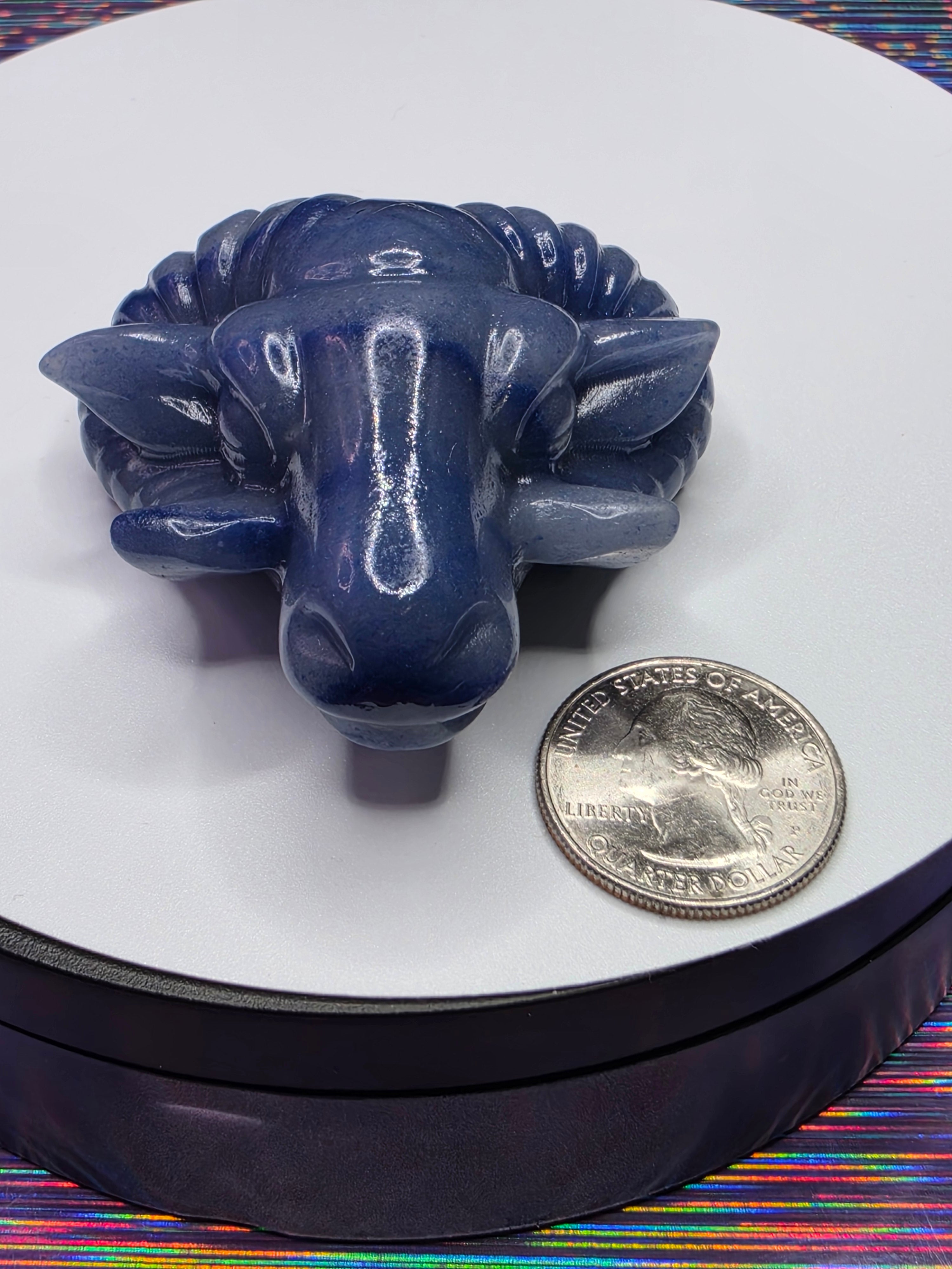 Blue Aventurine Bighorn Ram B