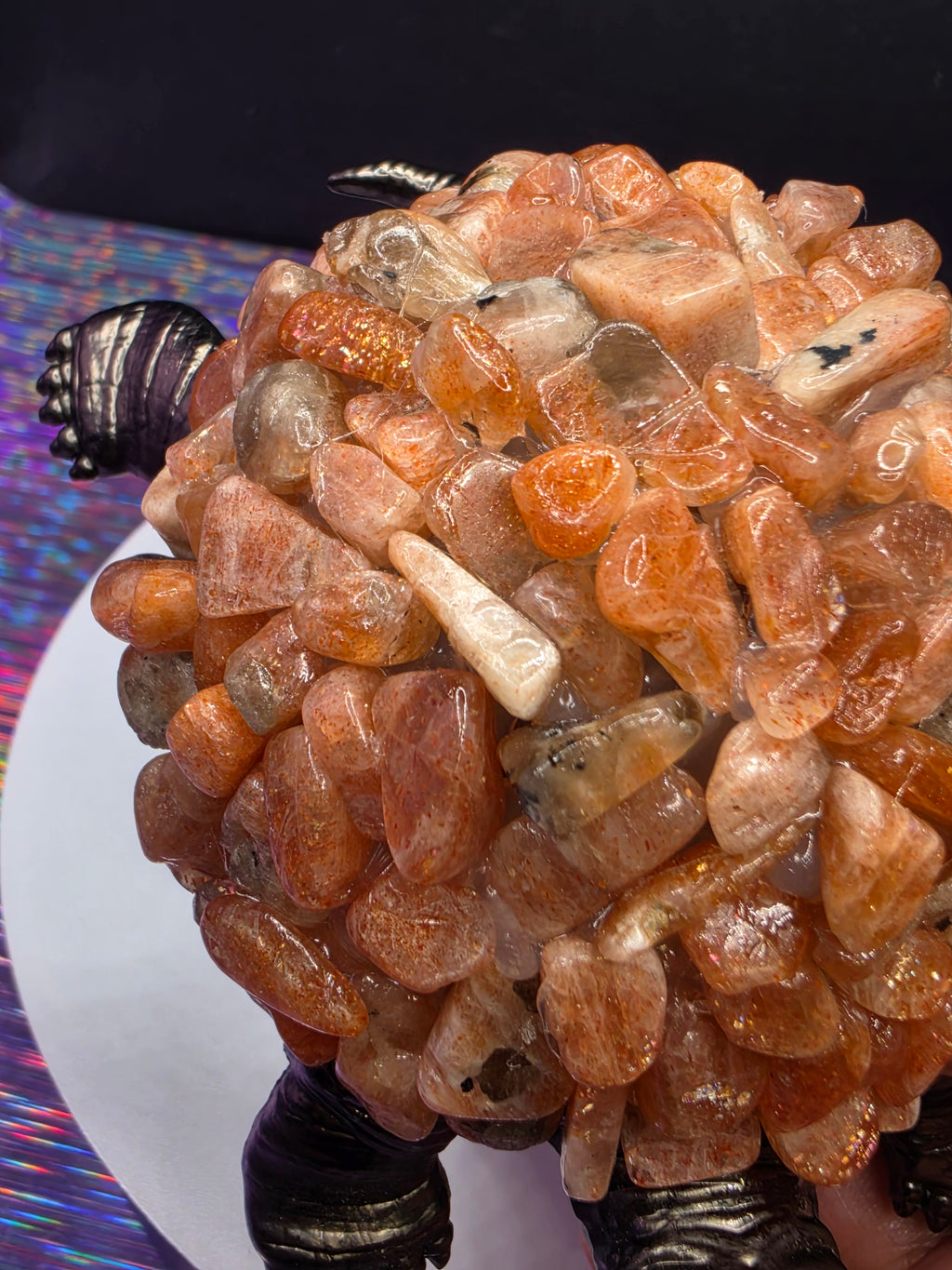 Turtle with Sunstone Chips B