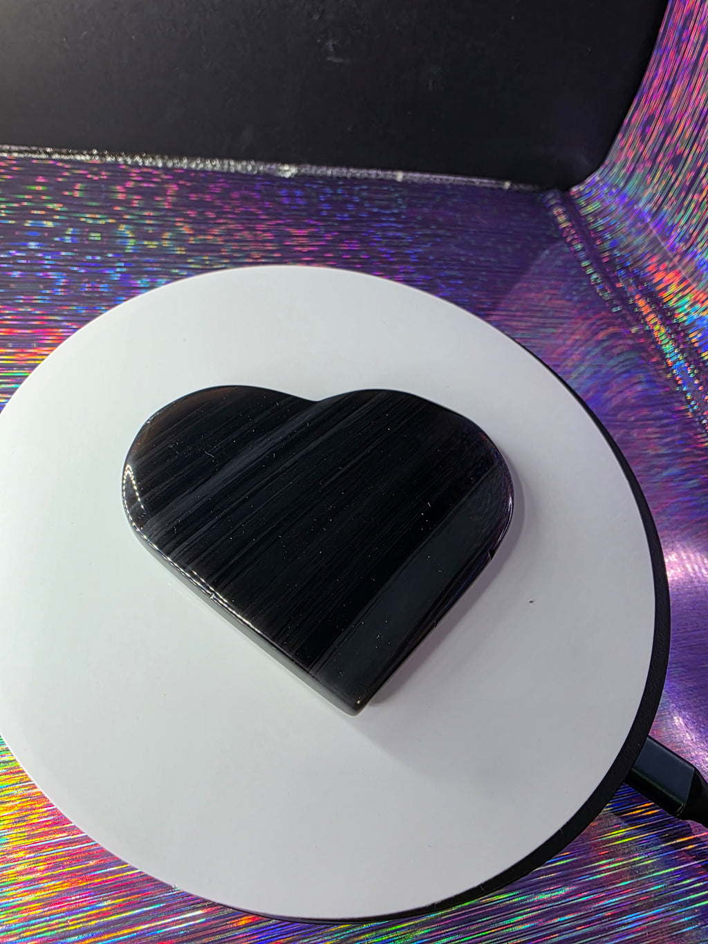 Obsidian Lace Heart C