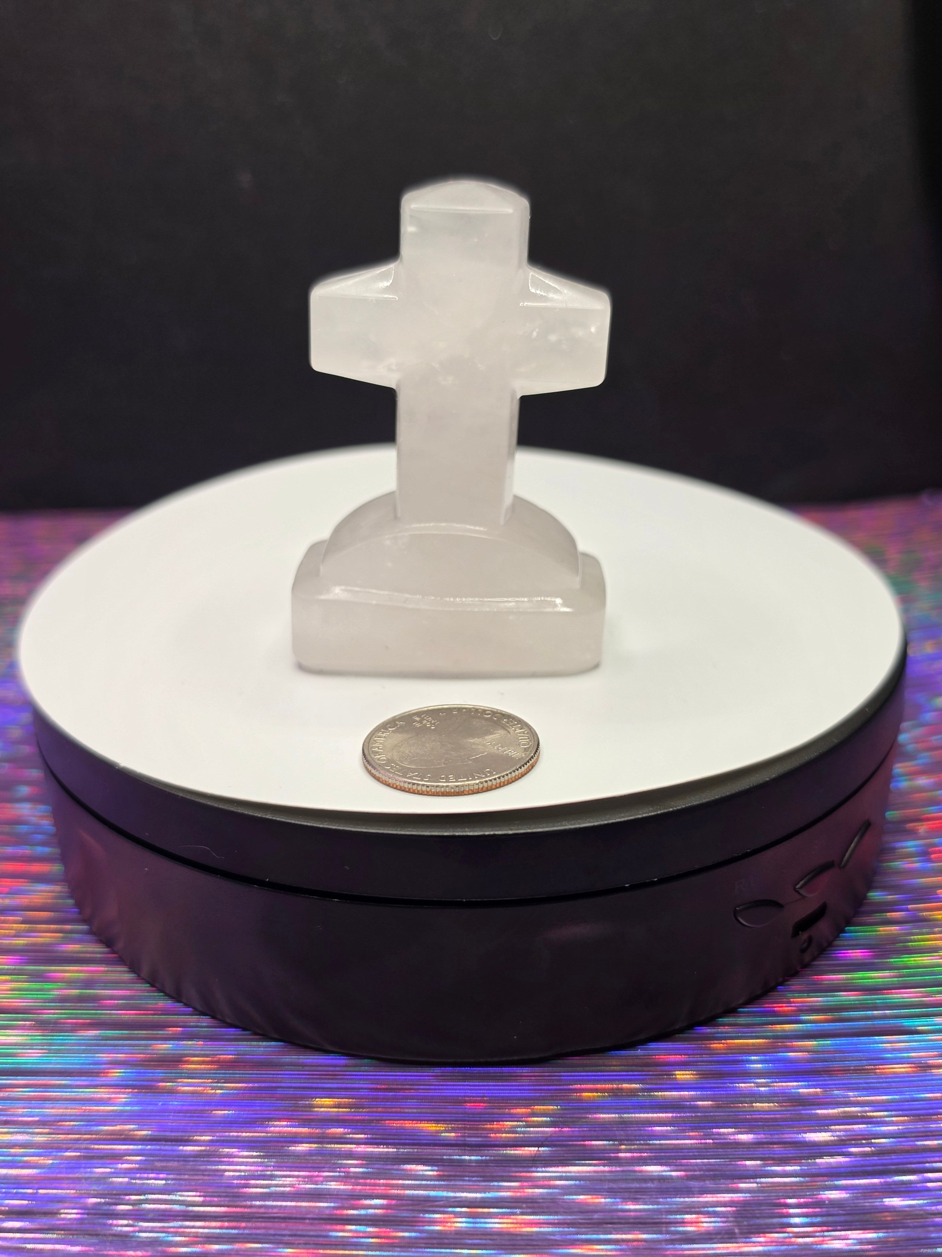 Clear Quartz RIP Headstone B