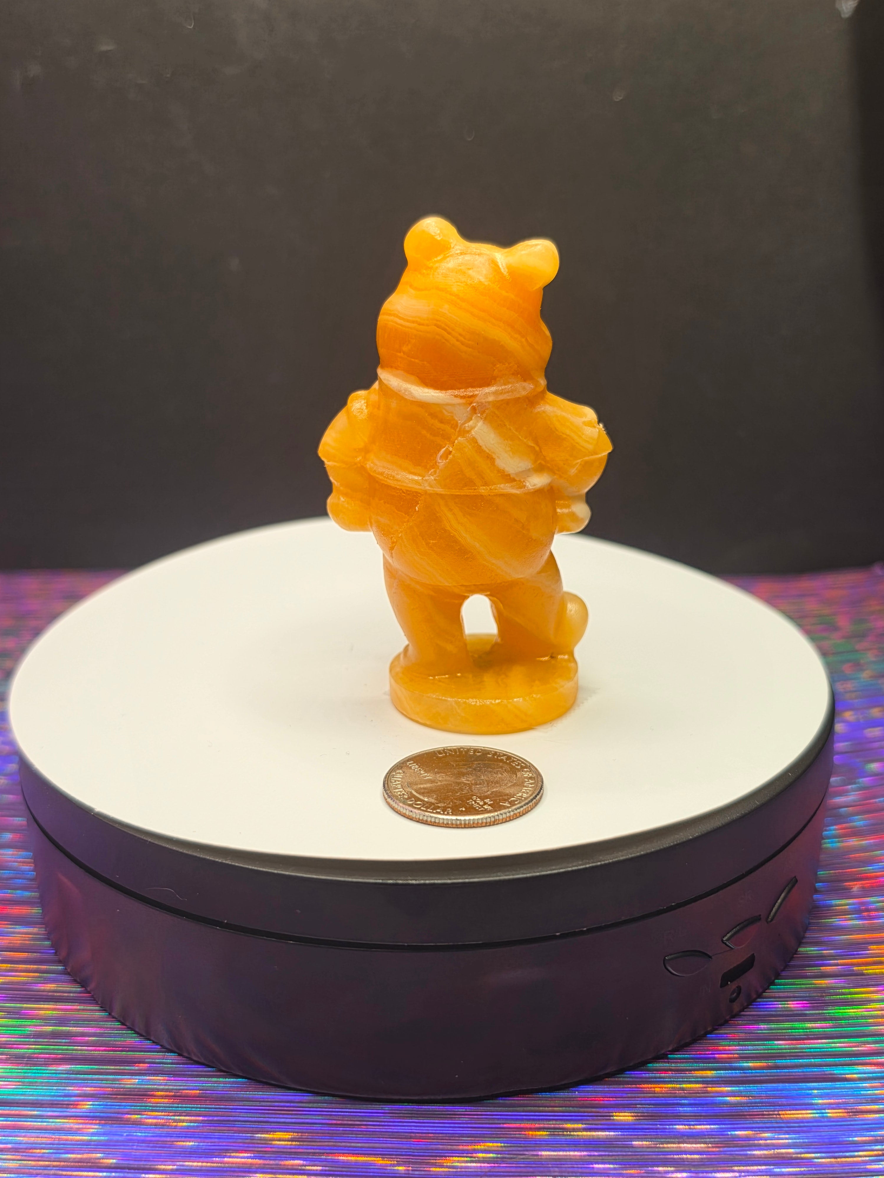 Honey Calcite Pooh Bear B