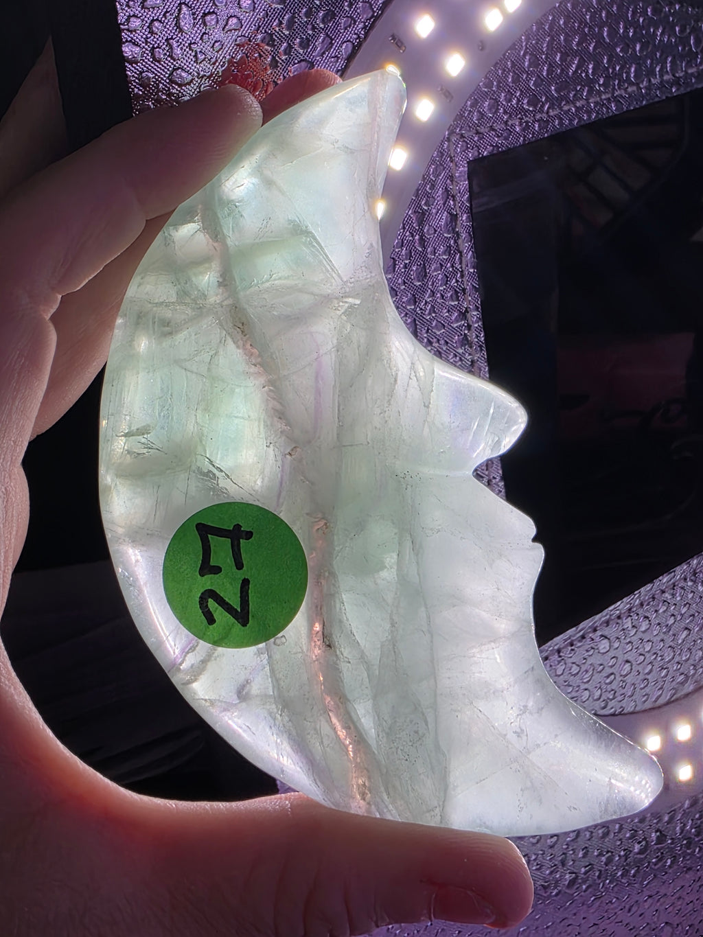 Fluorite Moon Face