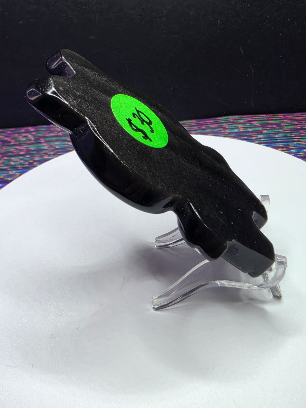 Silver Sheen Obsidian Labubu A