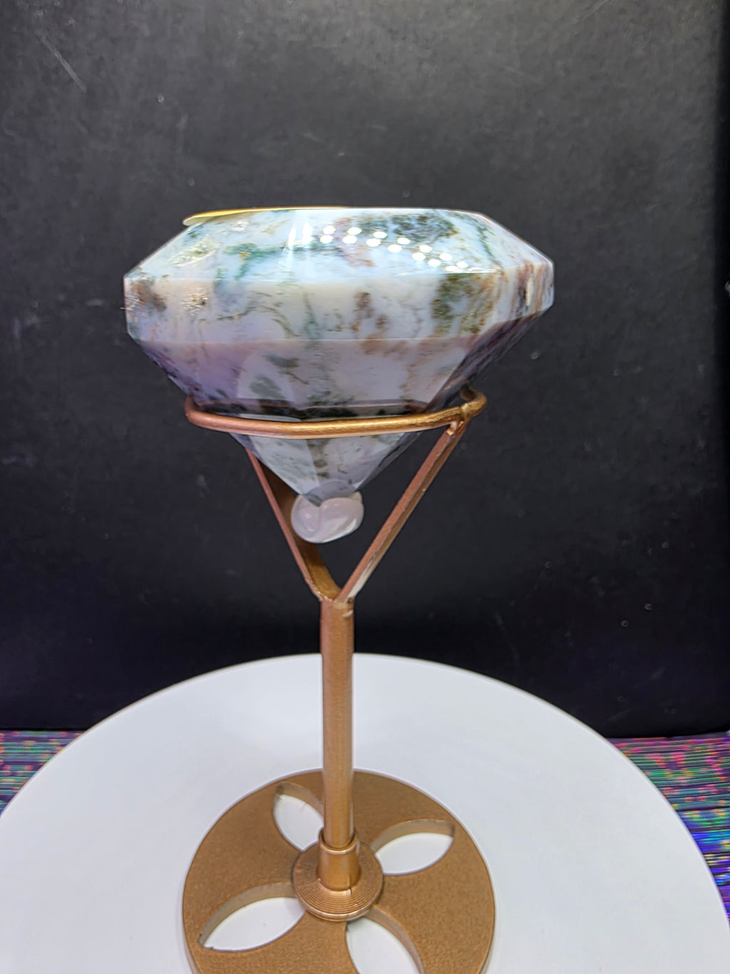 Ocean Jasper Moss Agate Diamond B