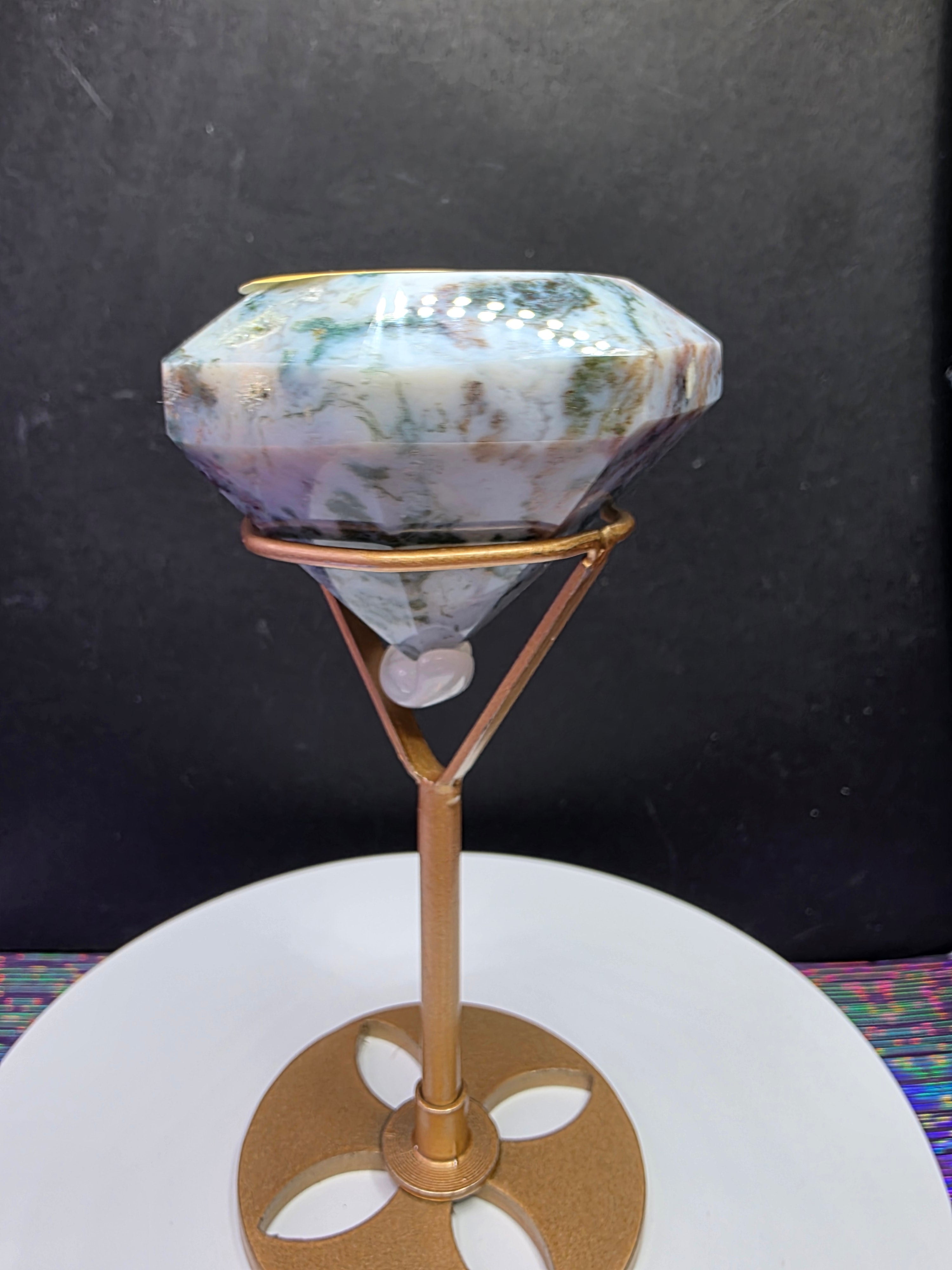 Ocean Jasper Moss Agate Diamond B