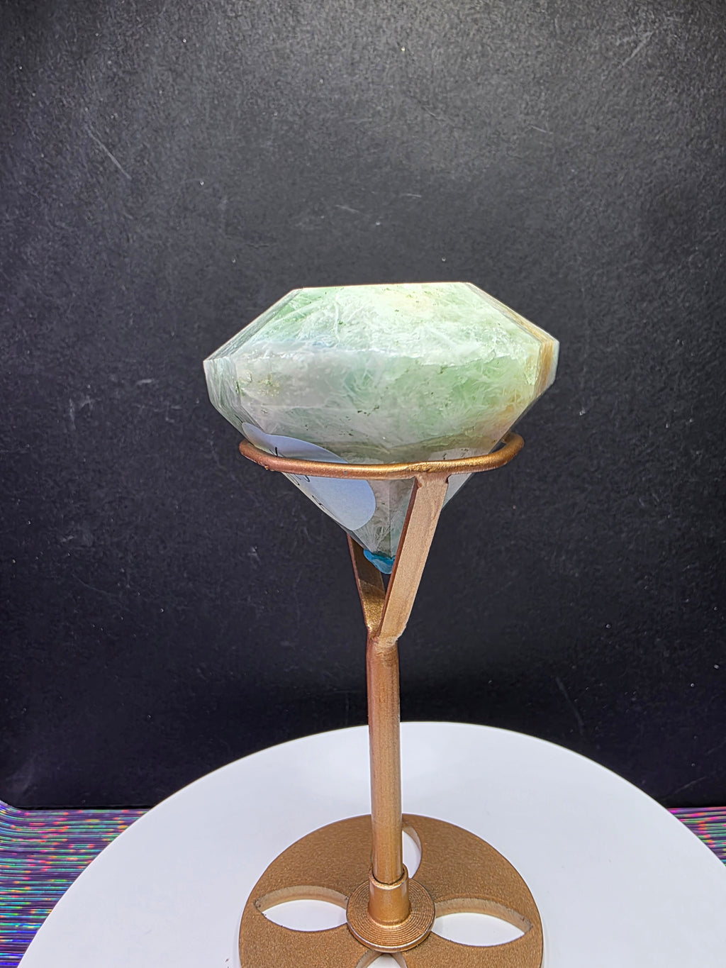 Feather Fluorite Diamond A