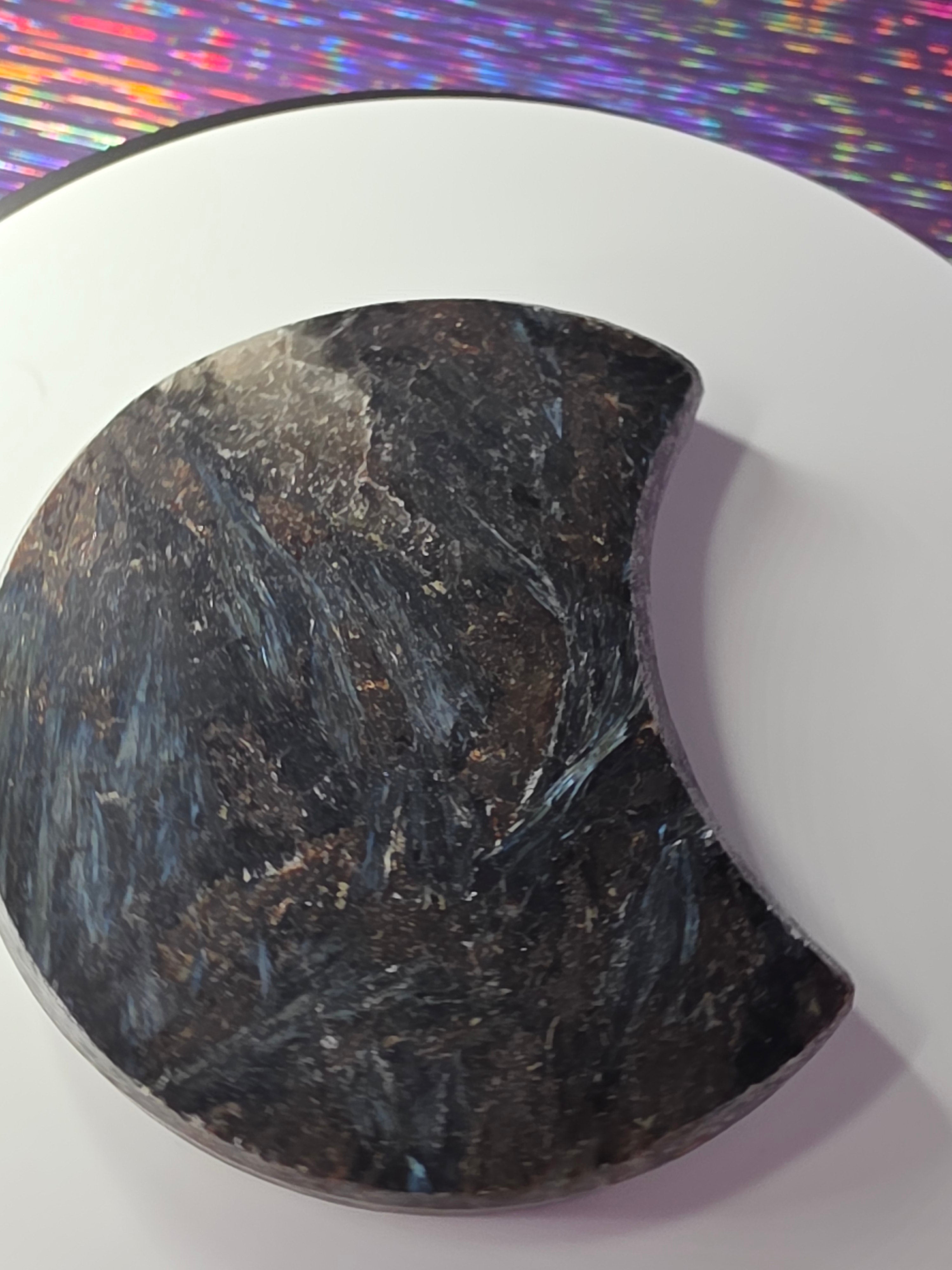Arfvedsonite with Garnet Moon D