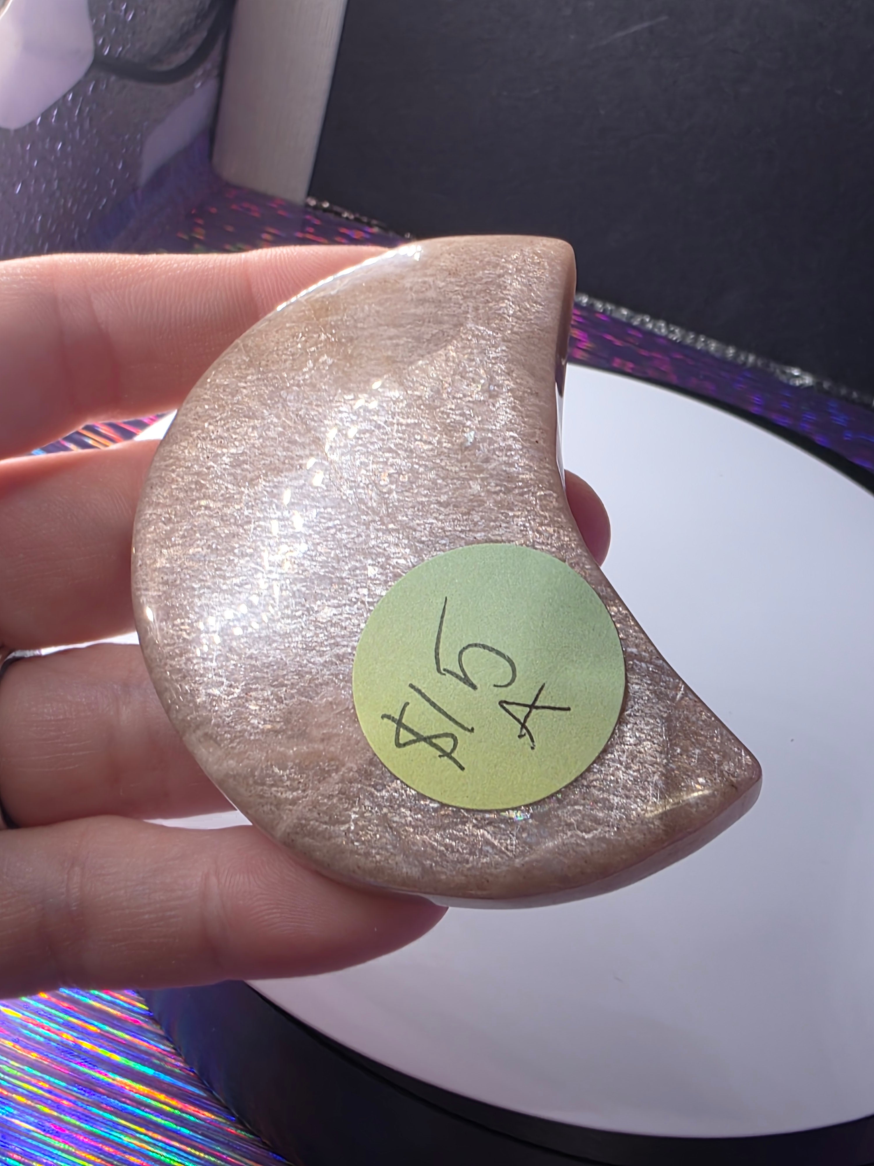 Peach Moonstone Moon A