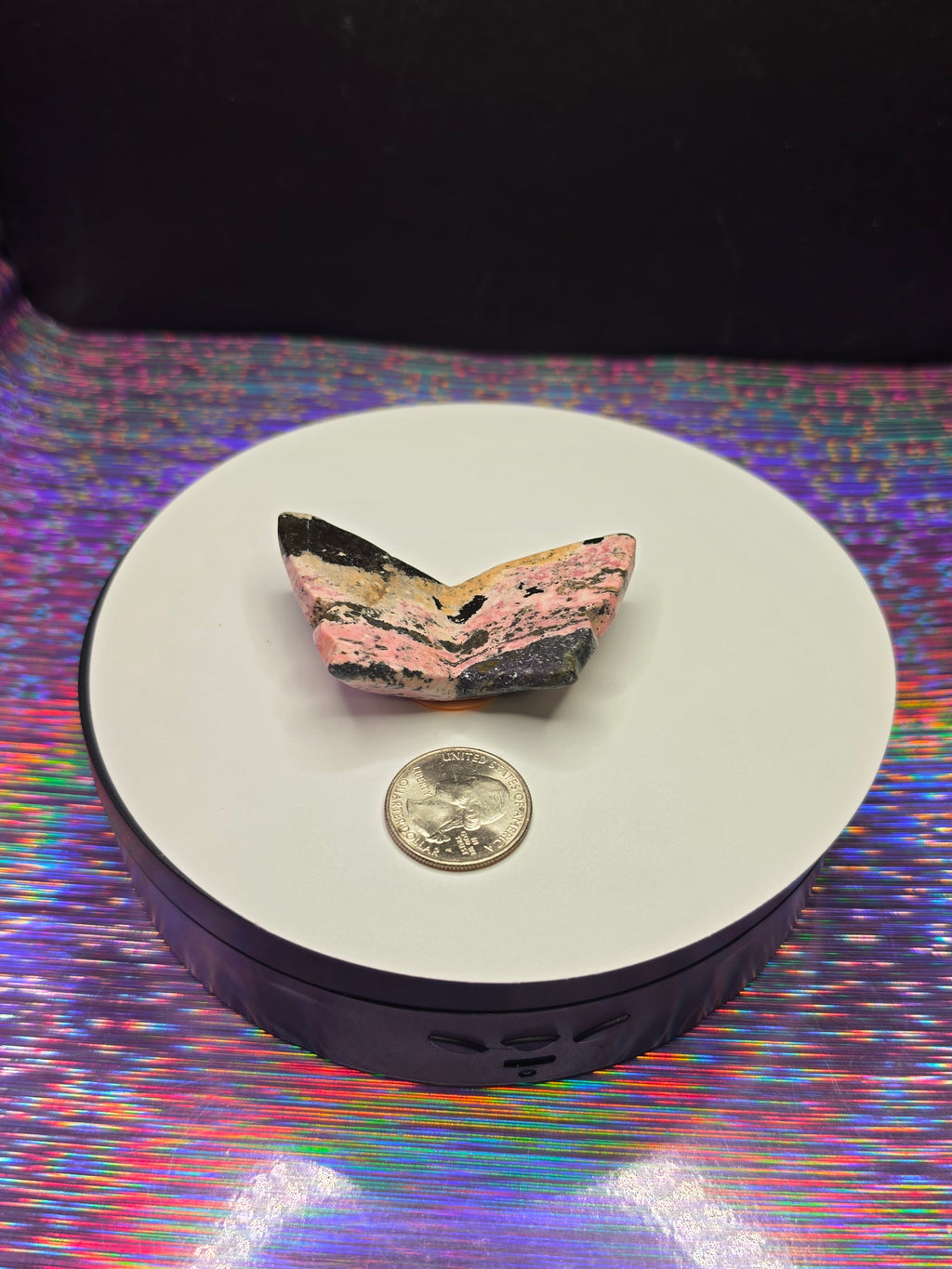 Peruvian Rhodonite Butterfly B