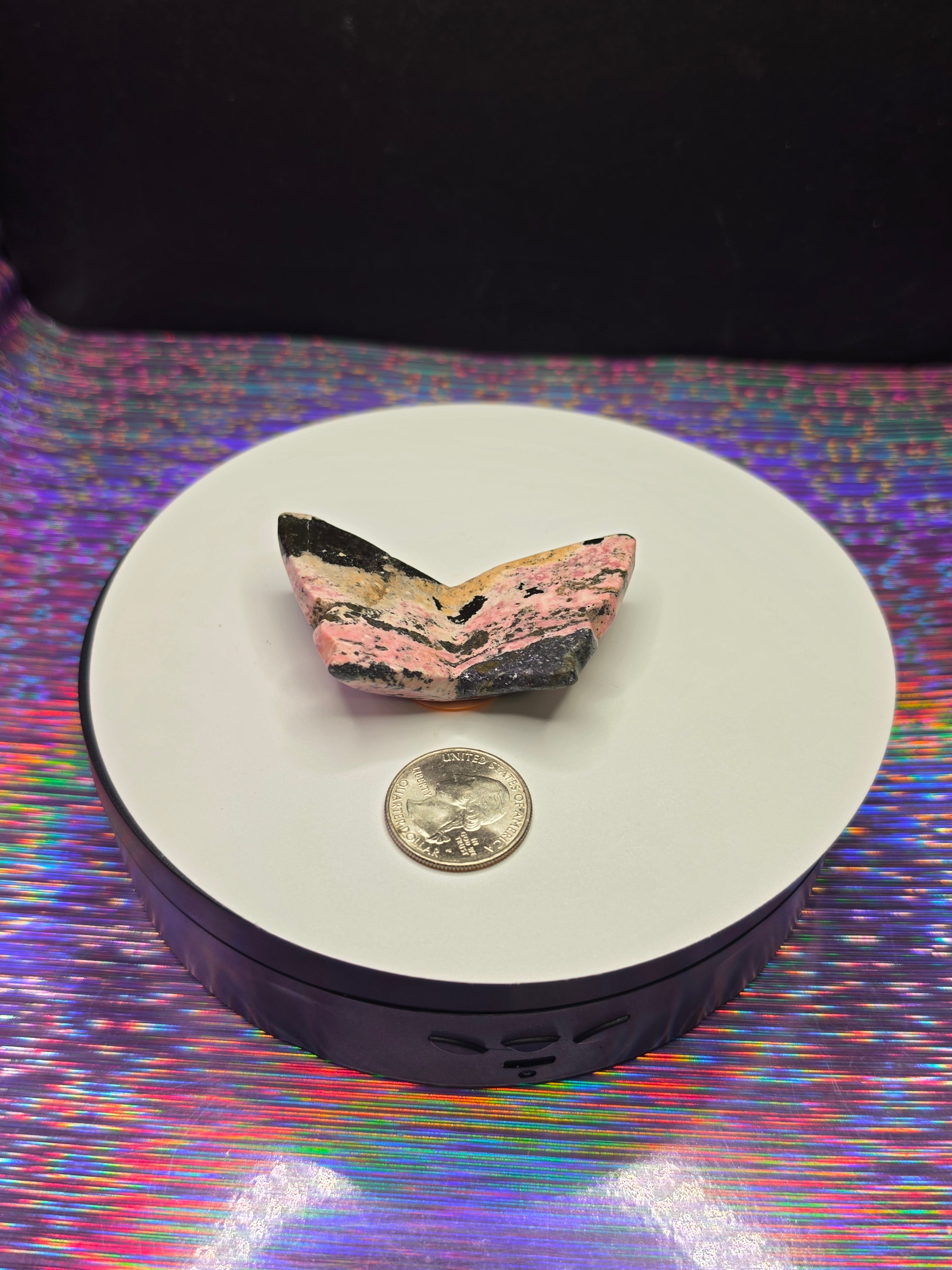 Peruvian Rhodonite Butterfly B