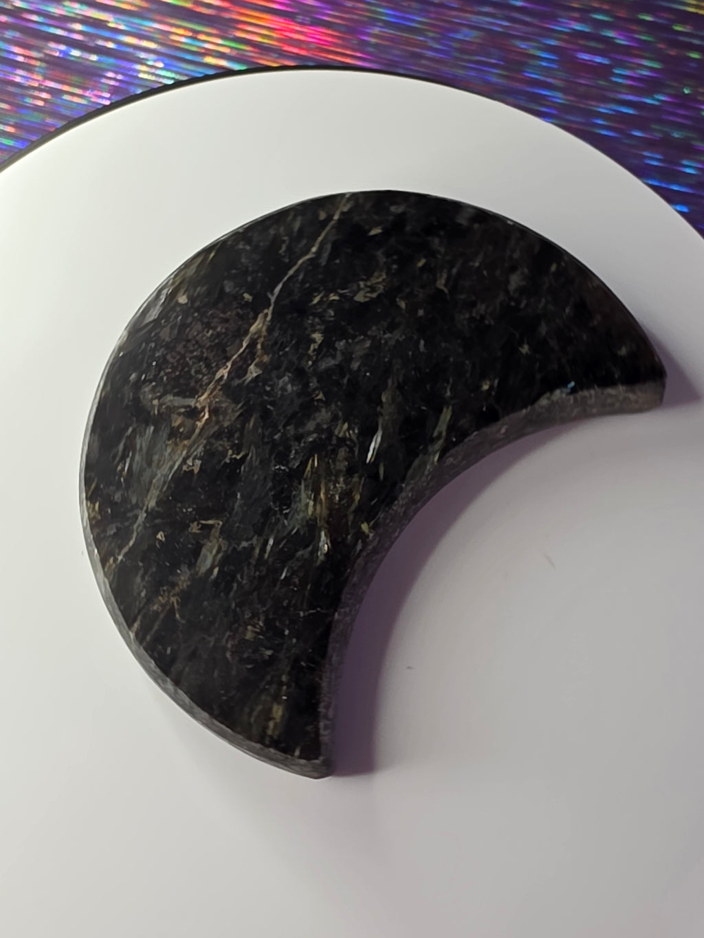 Arfvedsonite with Garnet Moon F