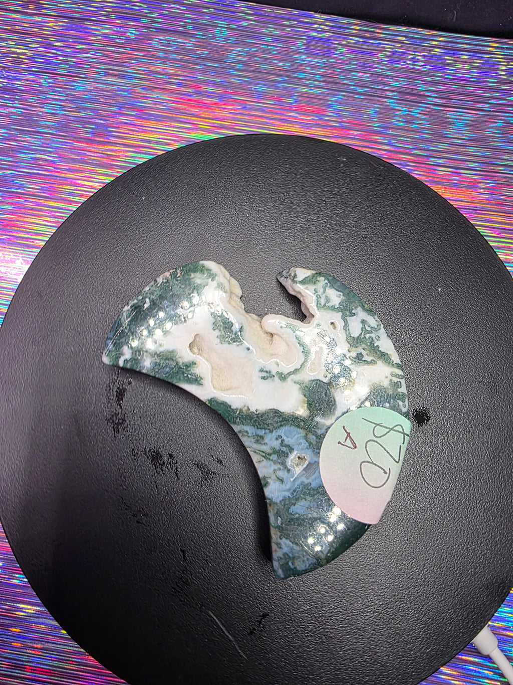 Moss Agate Moon A