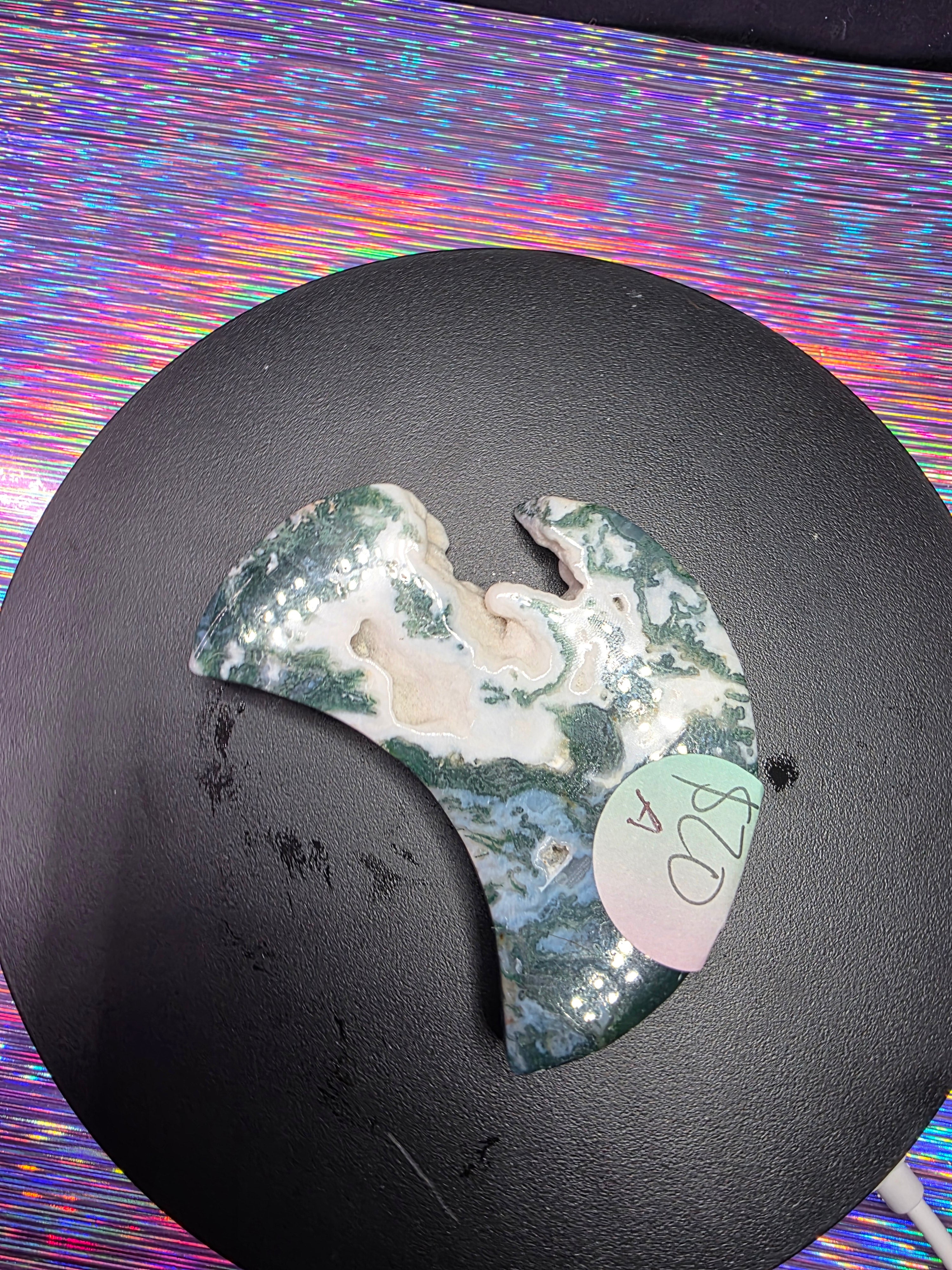 Moss Agate Moon A