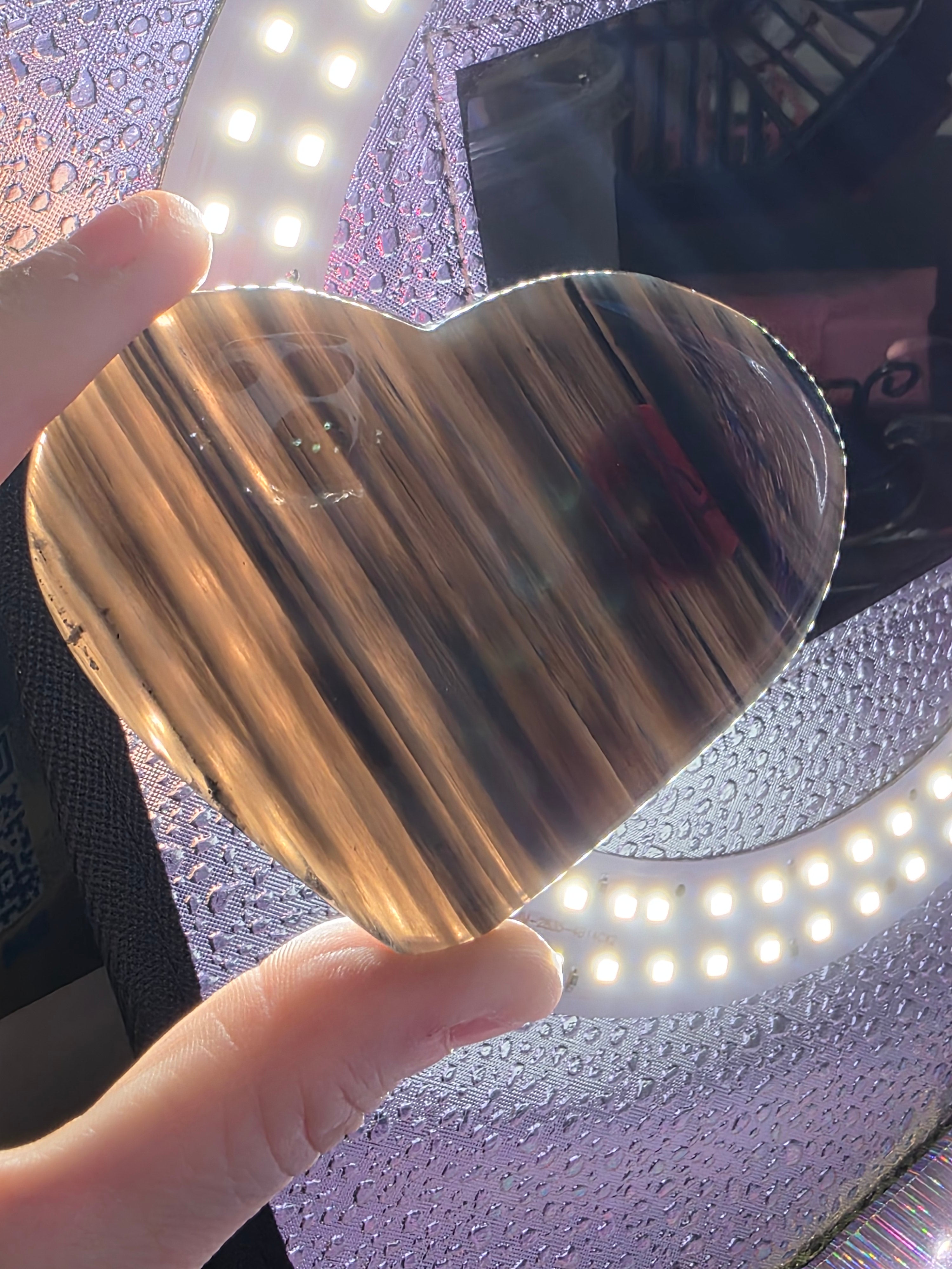 Obsidian Lace Heart F