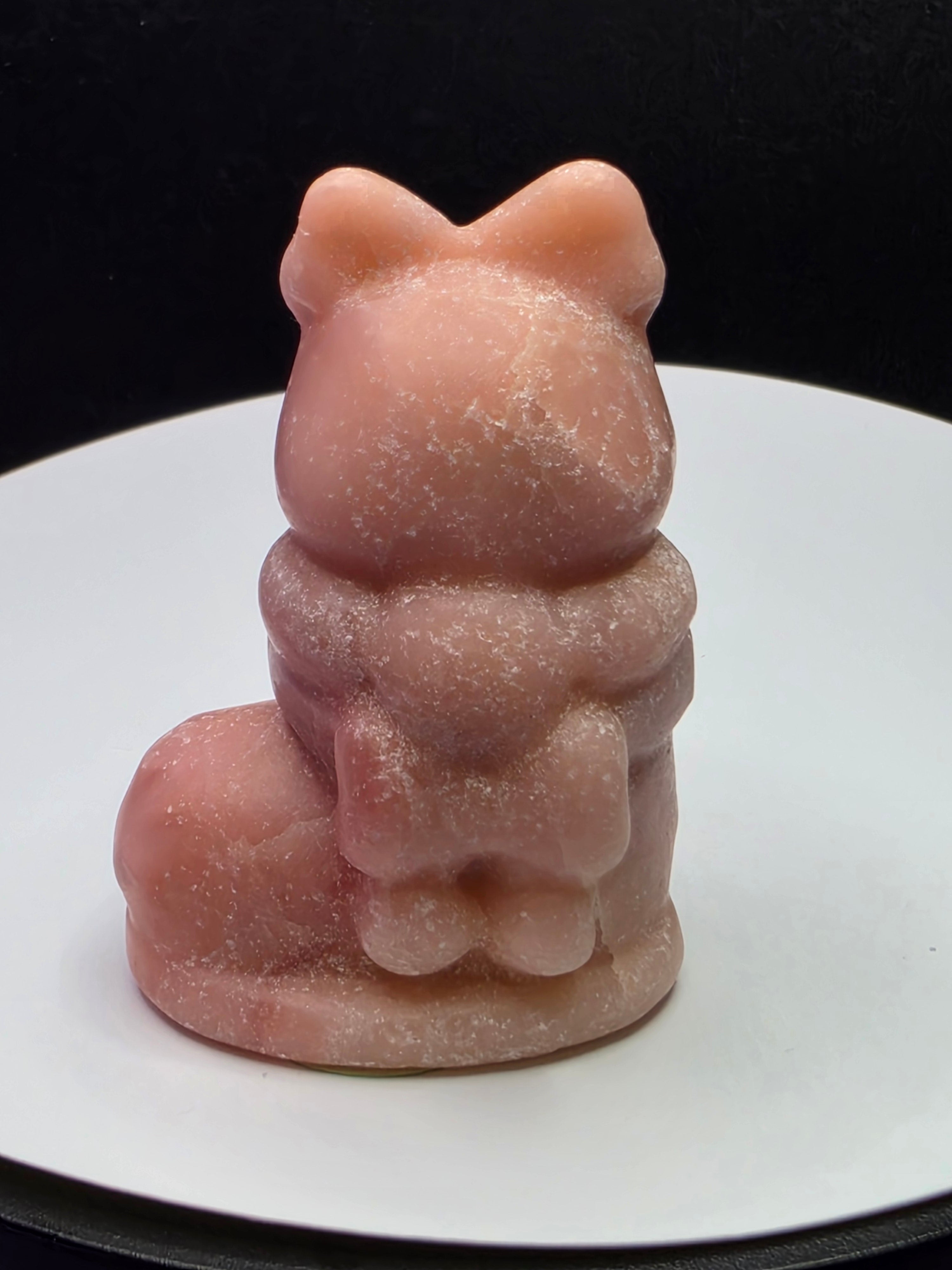 Pink Opal Reindeer in Stocking B