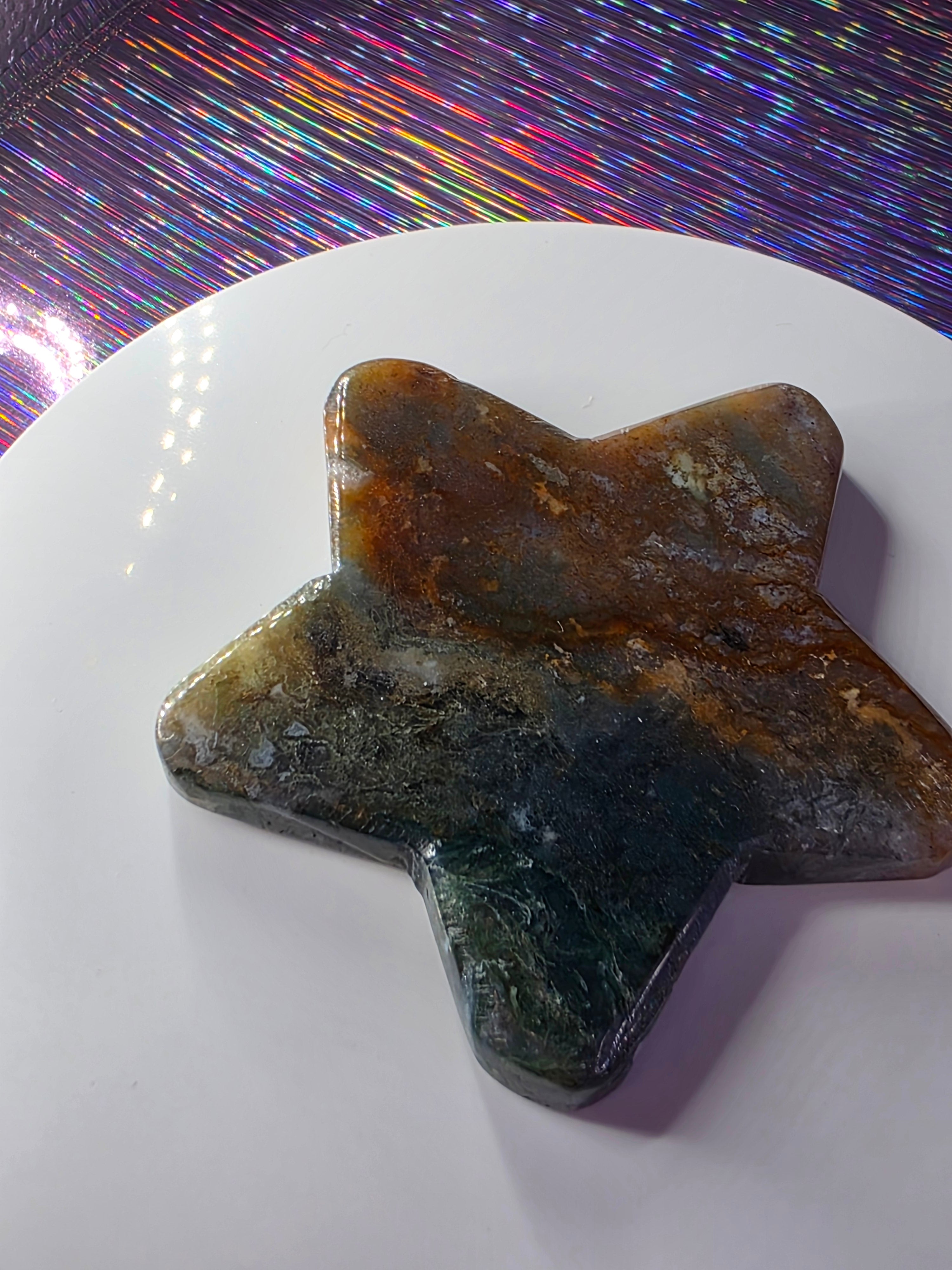 Moss Agate Star E