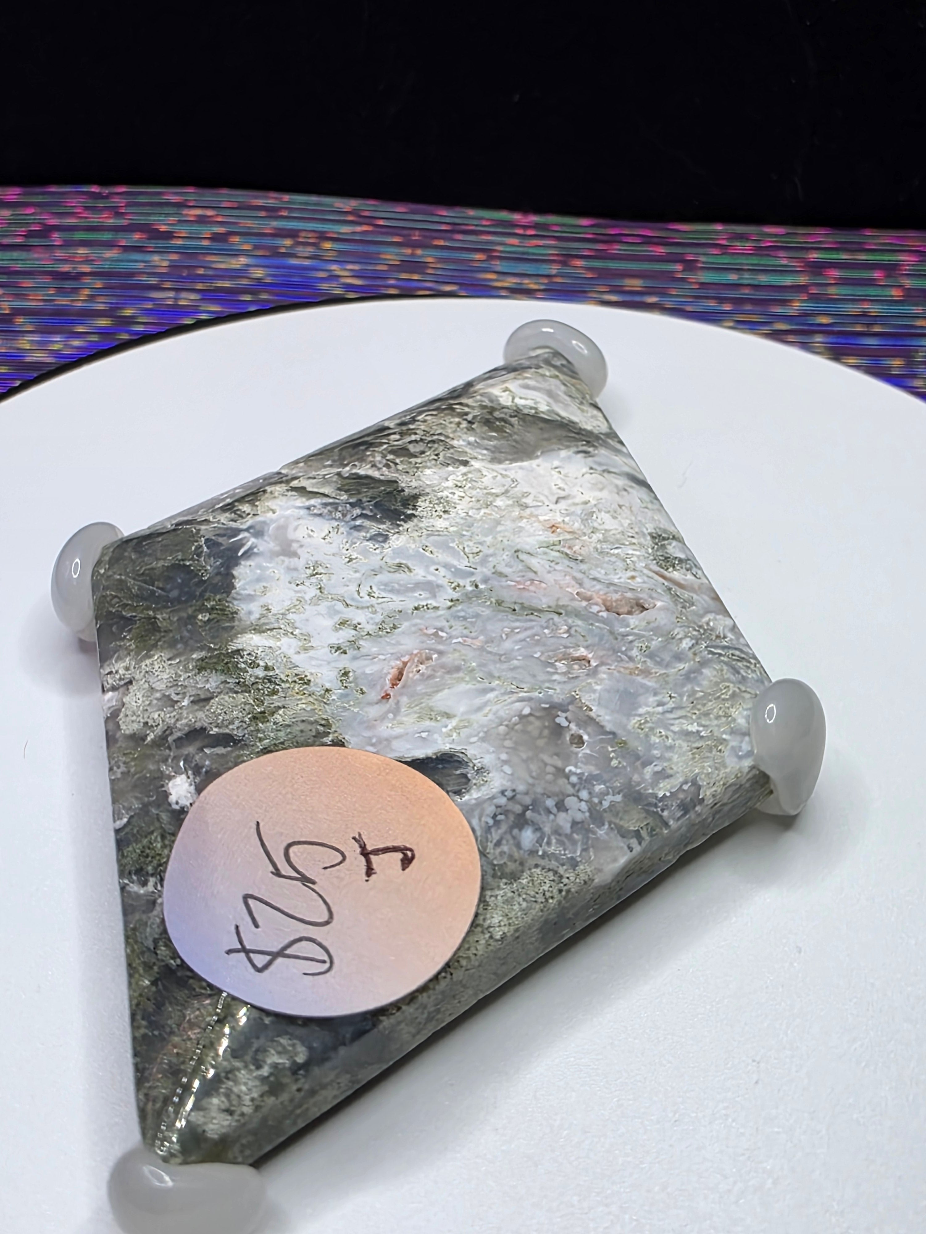Moss Agate Diamond J