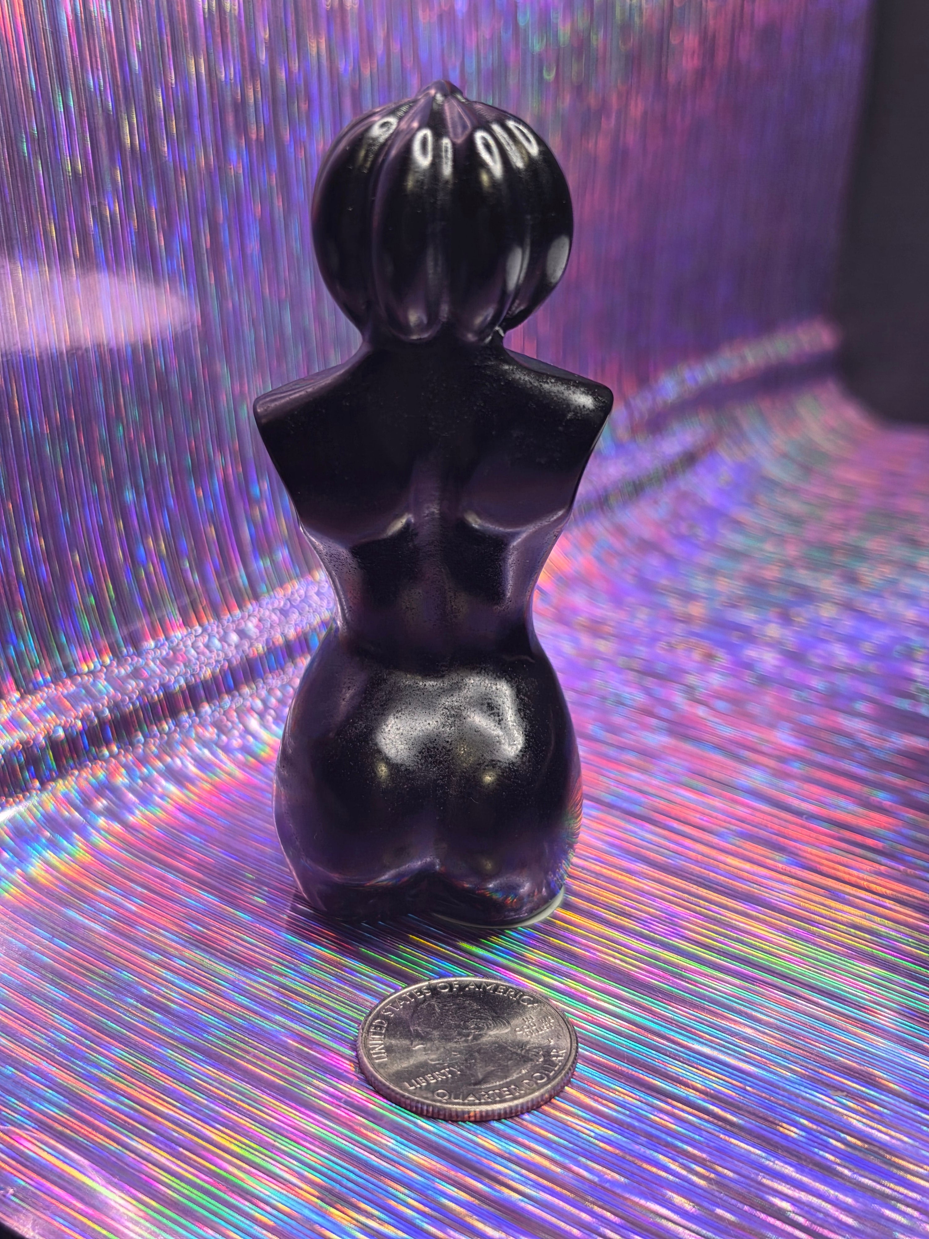 Obsidian Lady Body with Pumpkin Head