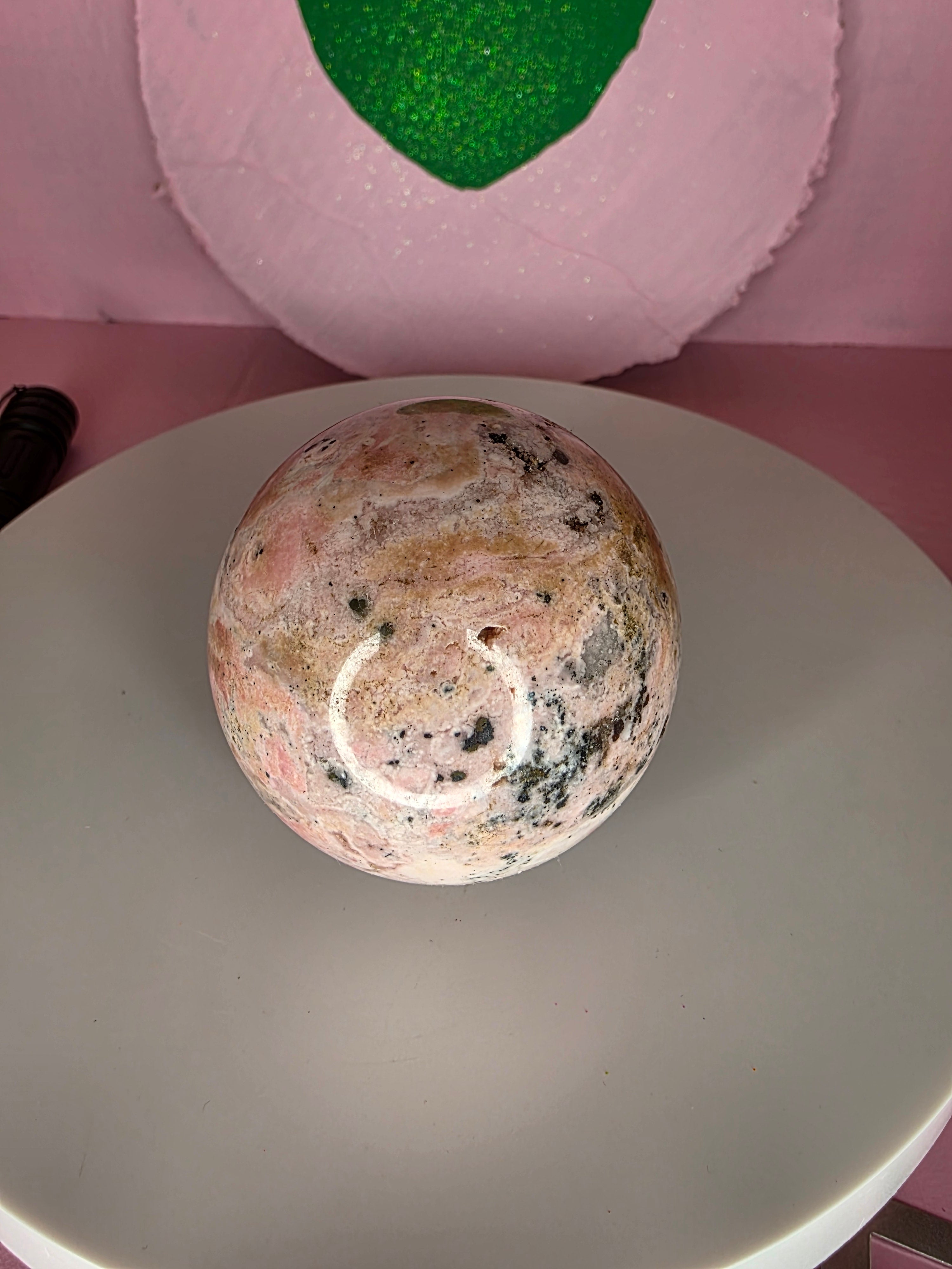Peruvian Rhodonite Sphere A