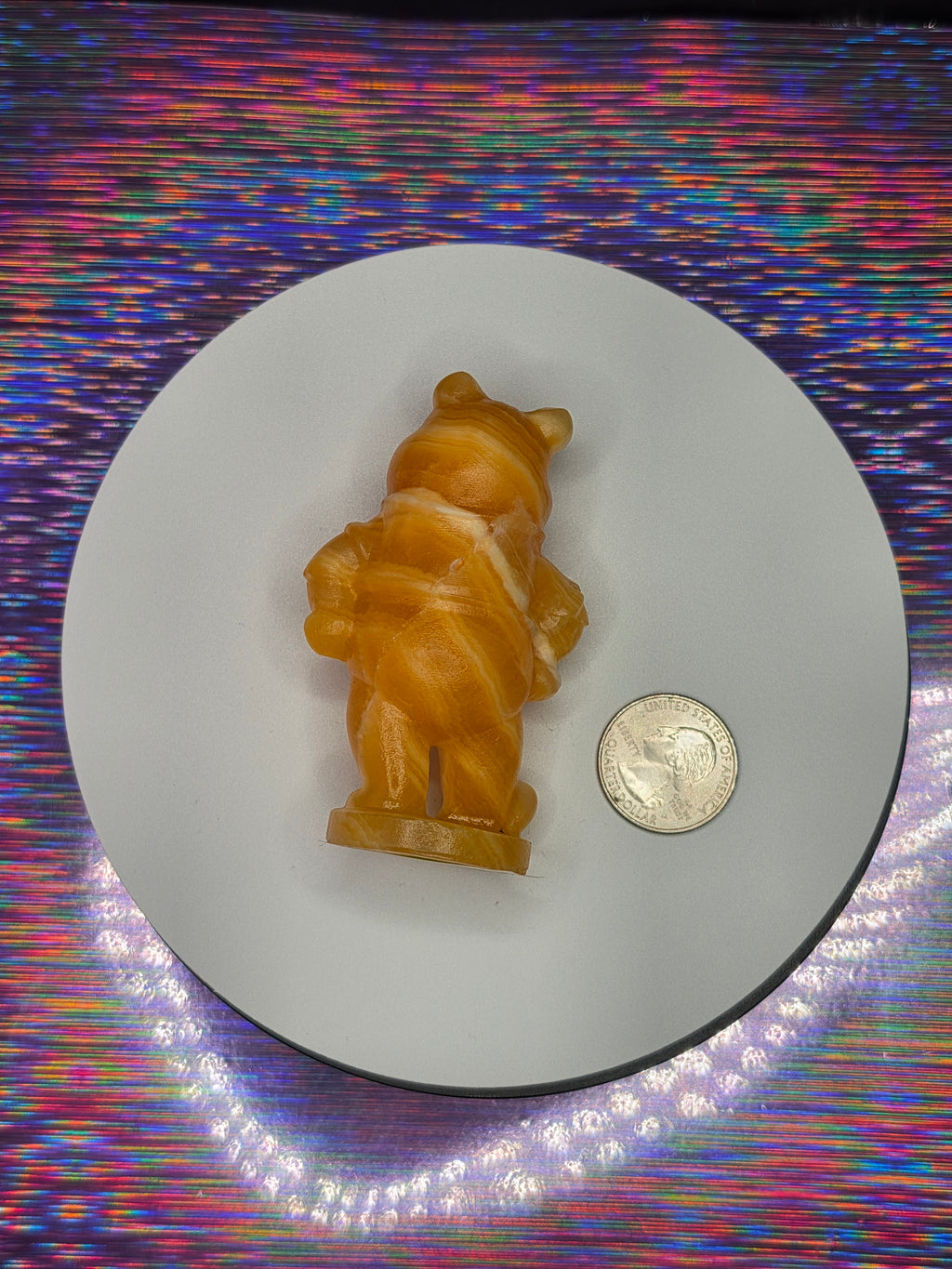 Honey Calcite Pooh Bear B