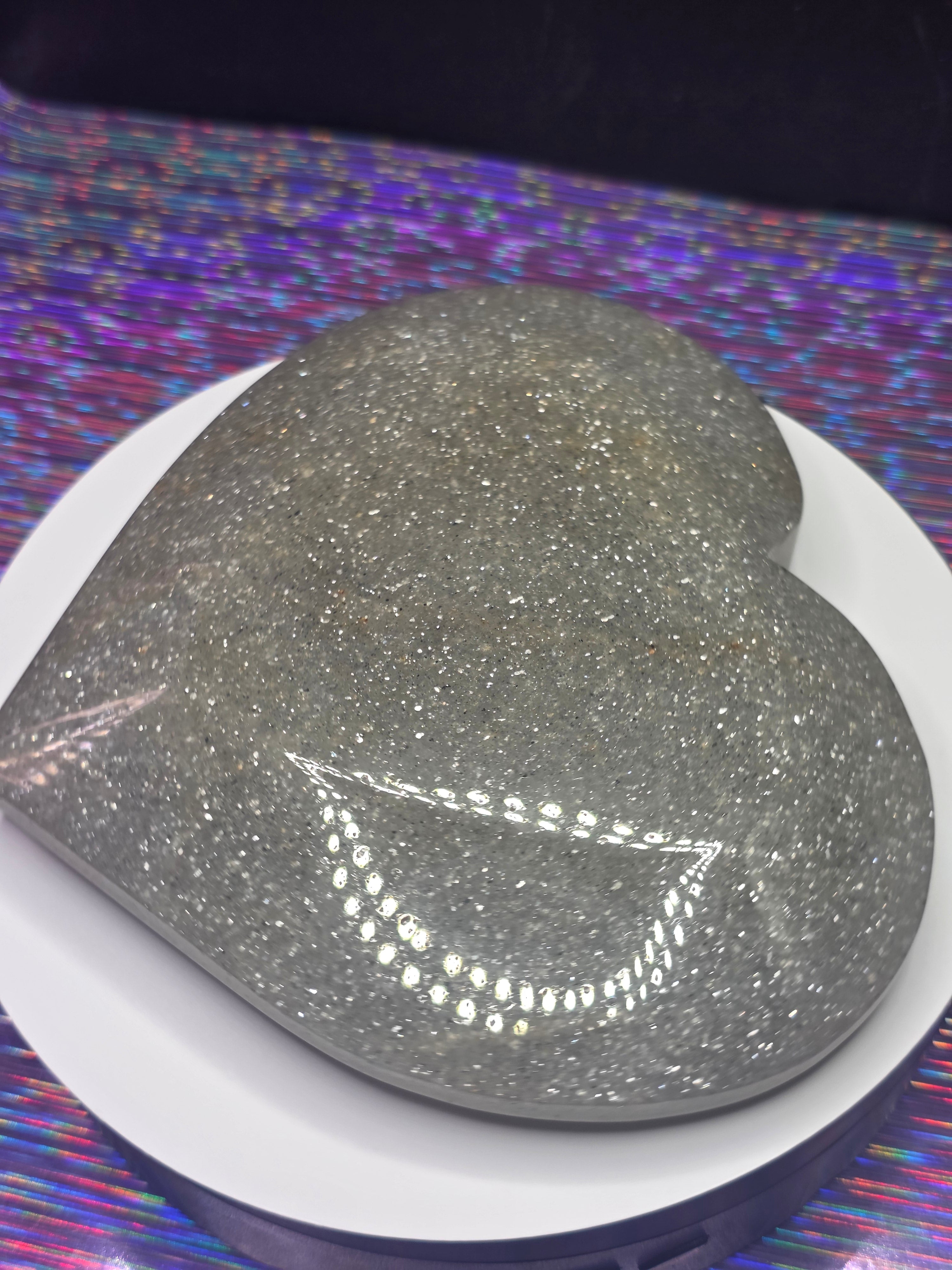 Sage Mica Heart A