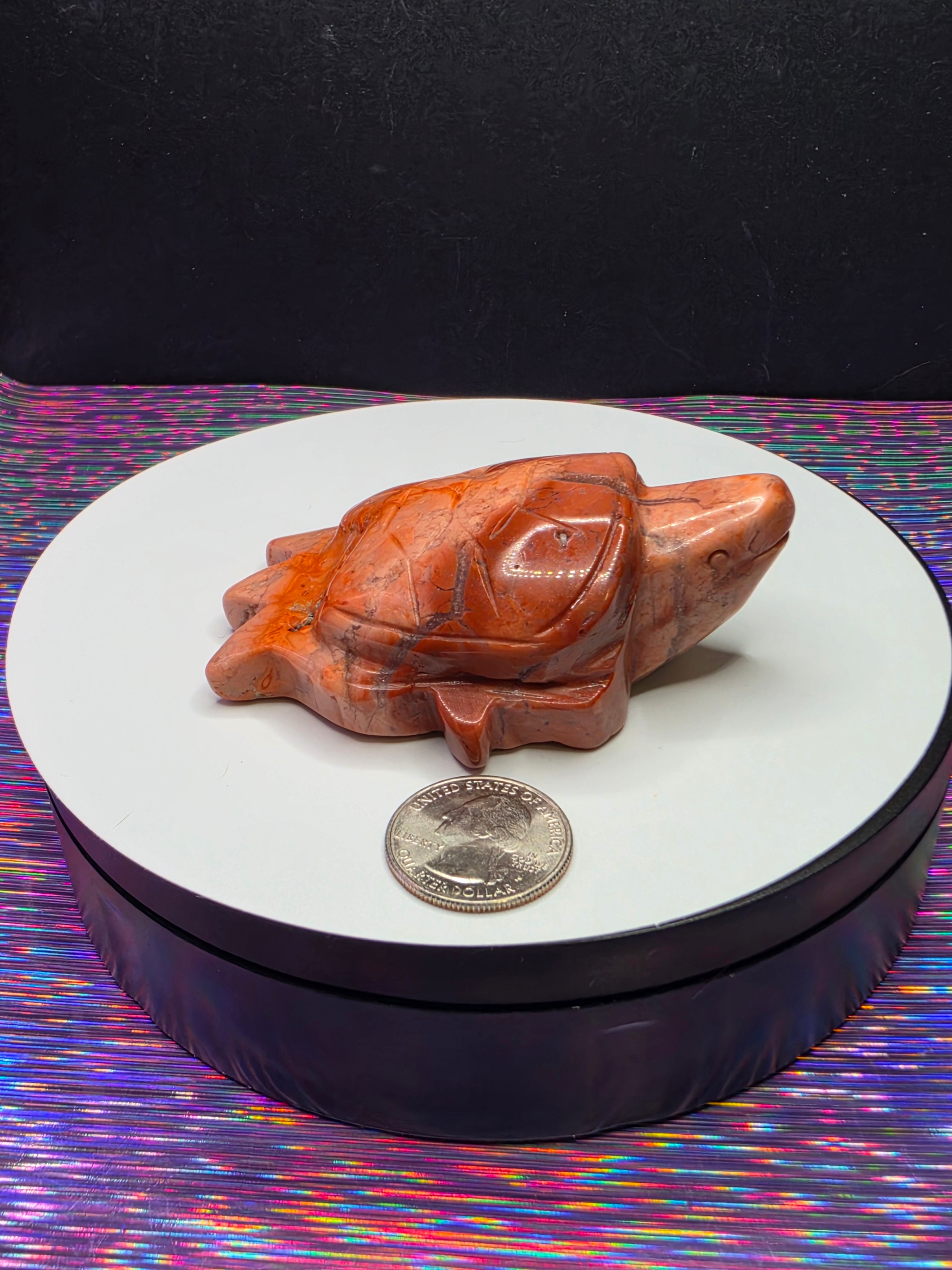 Cotton Candy Agate Turtle C