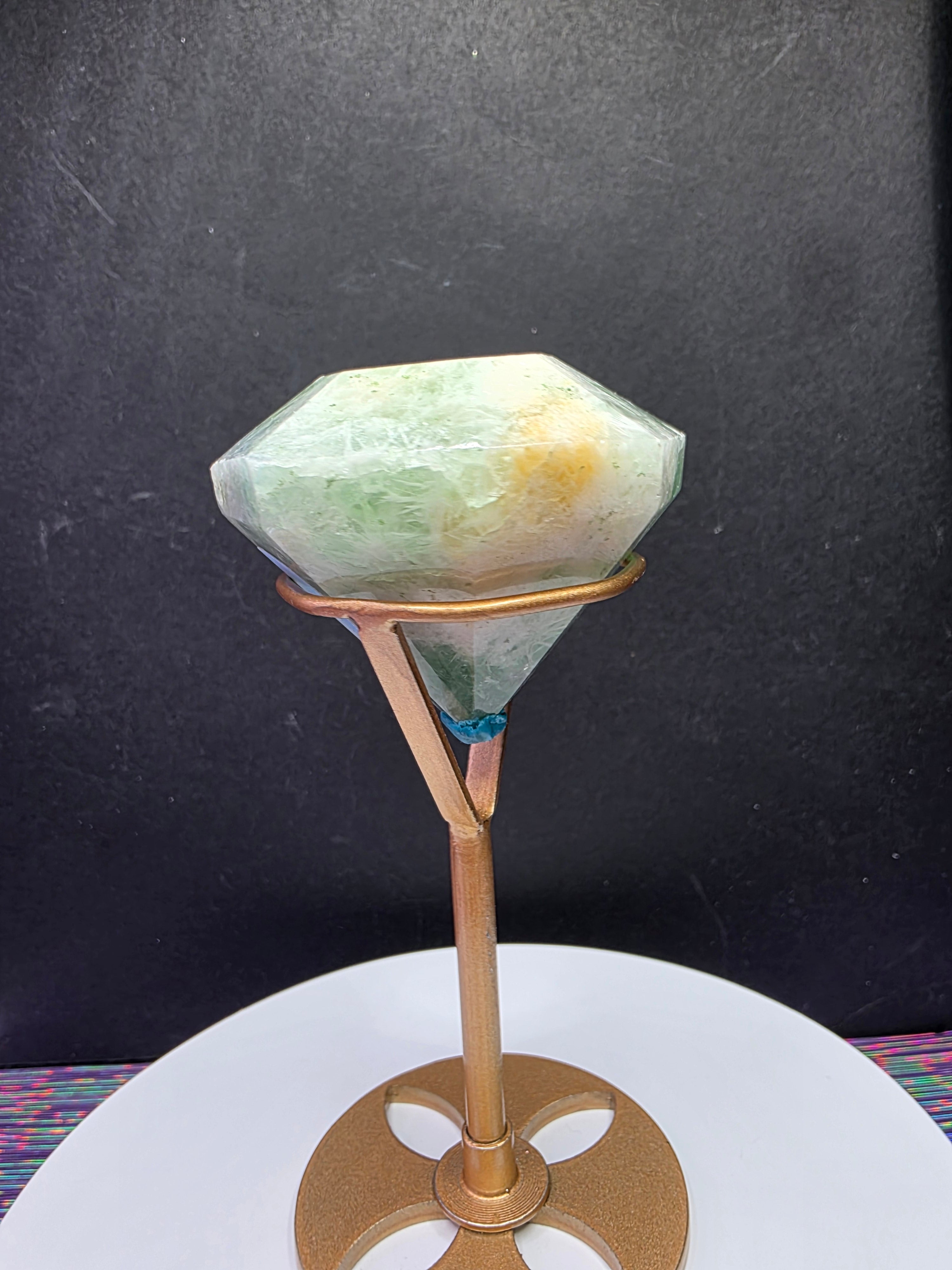 Feather Fluorite Diamond A