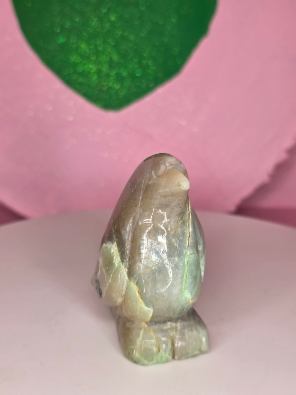 Garnierite Green Moonstone Penguin A
