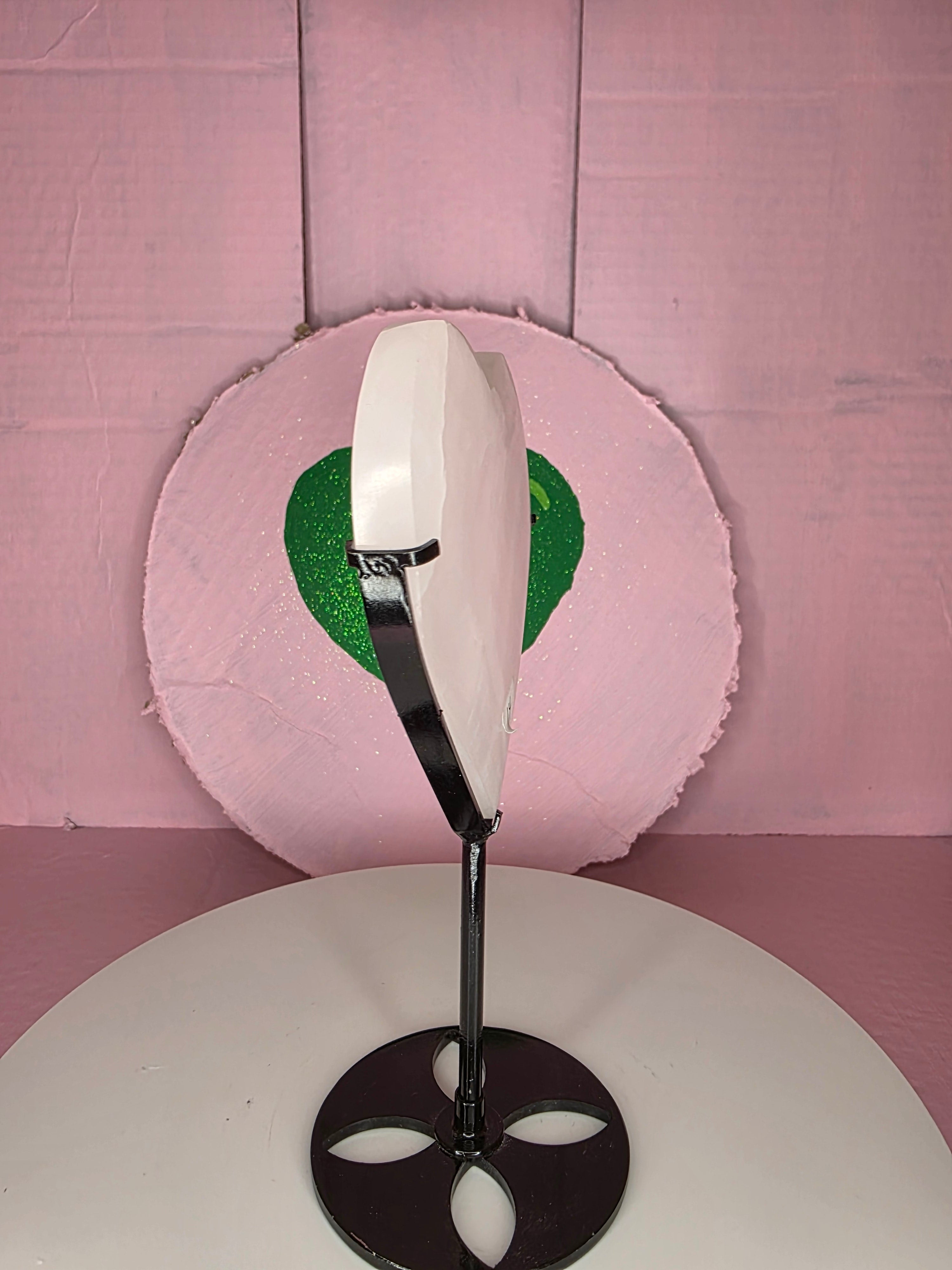 Mangano Calcite Heart on Stand
