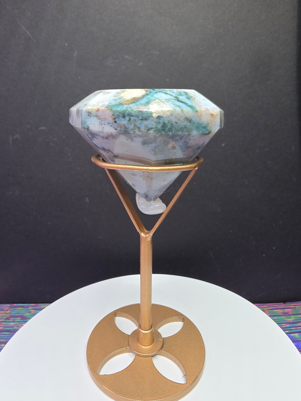 Ocean Jasper Moss Agate Diamond B