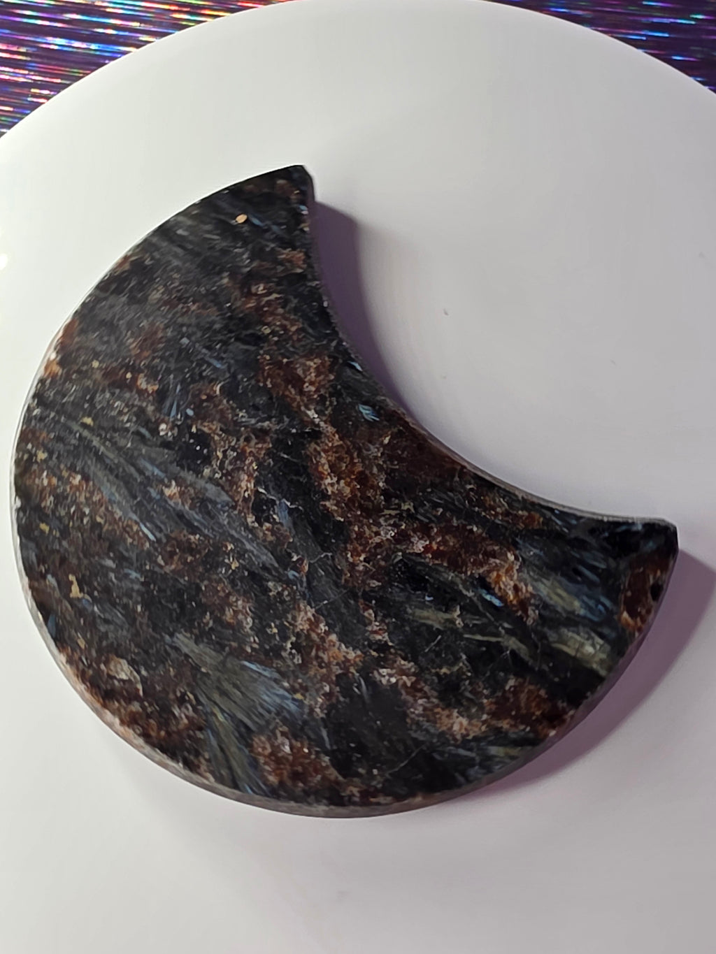 Arfvedsonite with Garnet Moon C