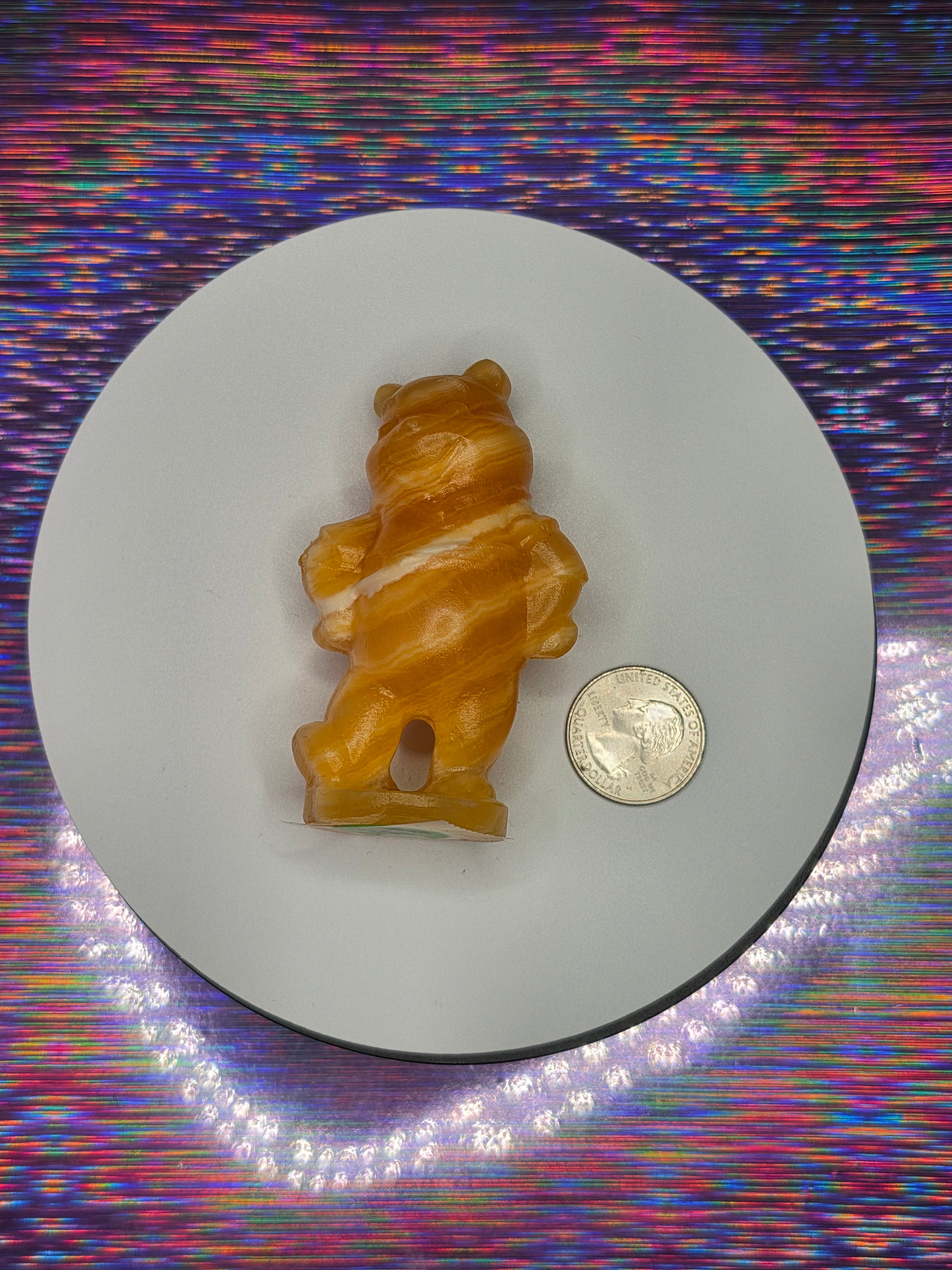Honey Calcite Pooh Bear B