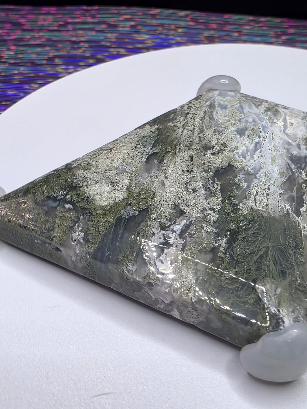 Moss Agate Diamond J