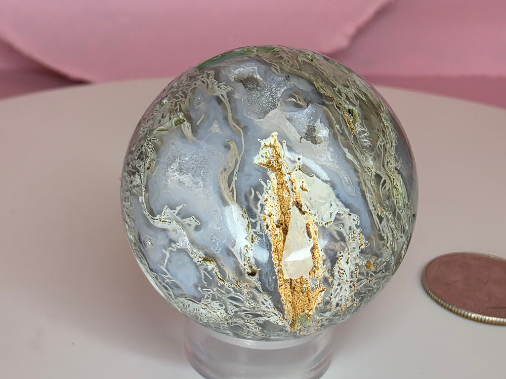 Moss Agate Sphere A