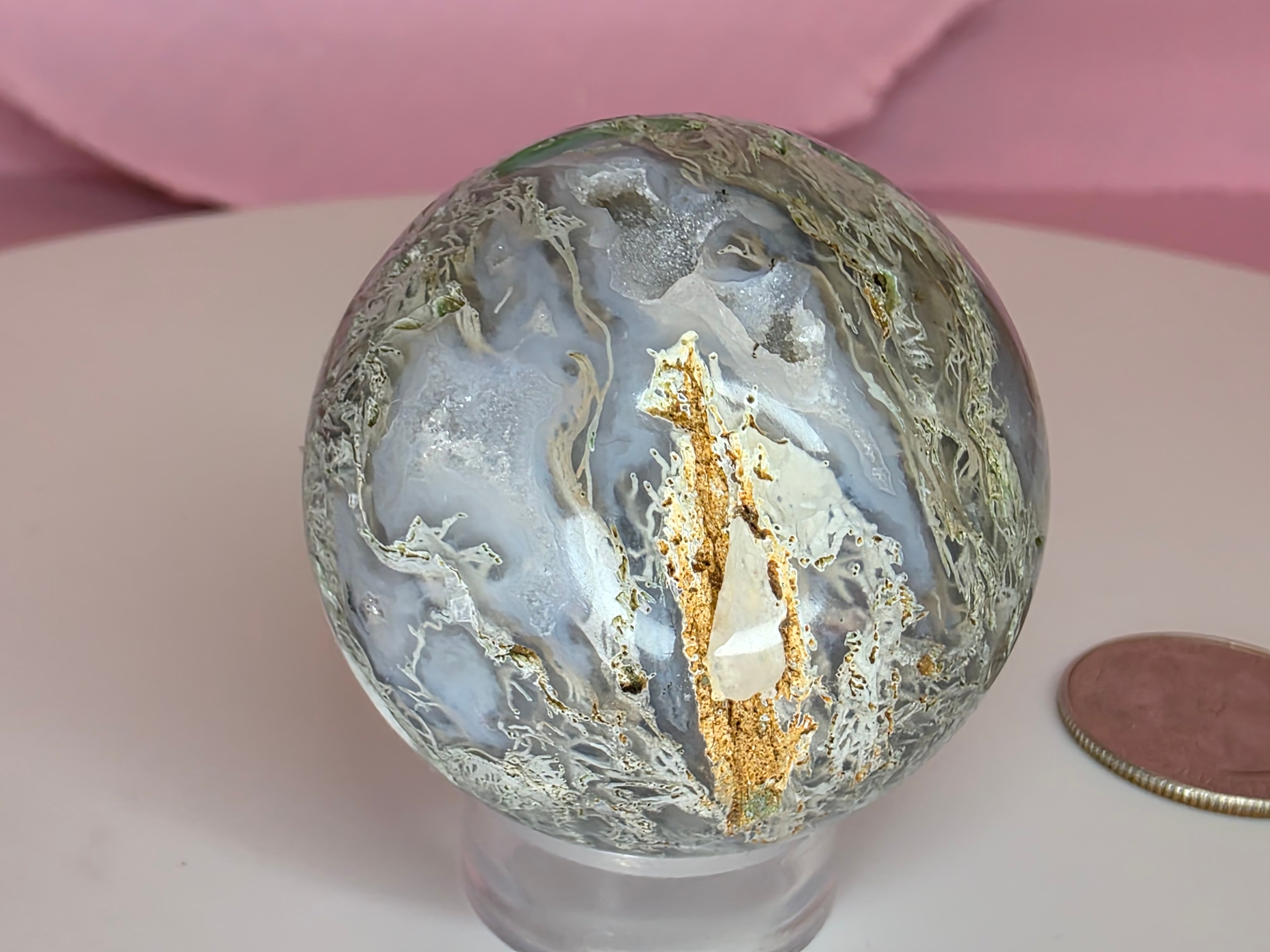 Moss Agate Sphere A
