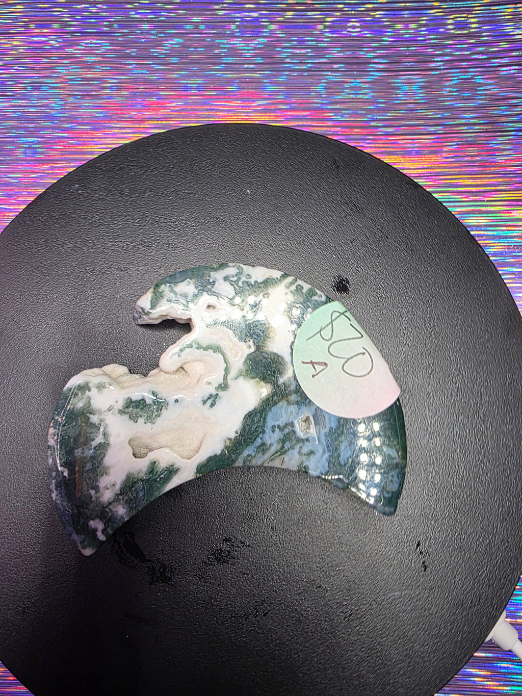 Moss Agate Moon A
