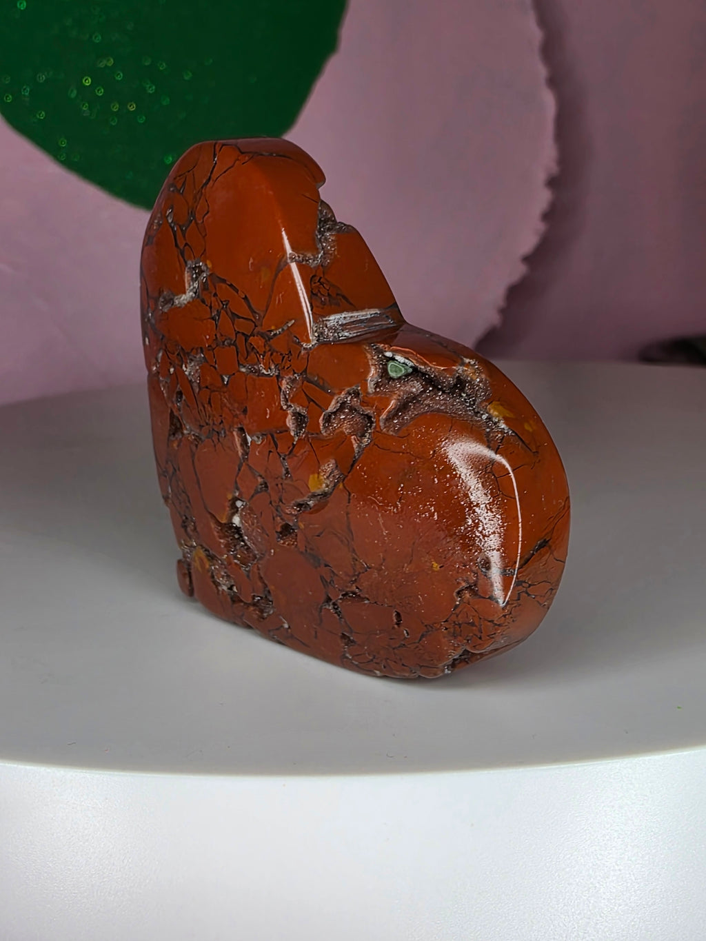 Red Brecciated Jasper Heart A