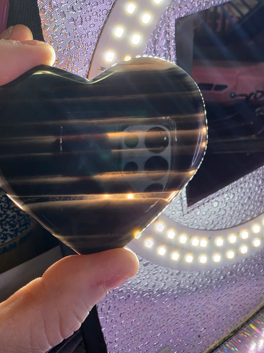 Obsidian Lace Heart H