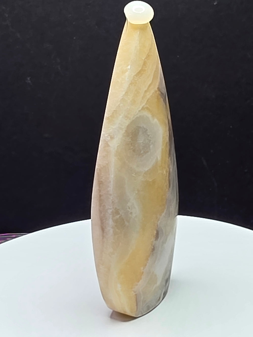 Yellow Calcite Teardrop A