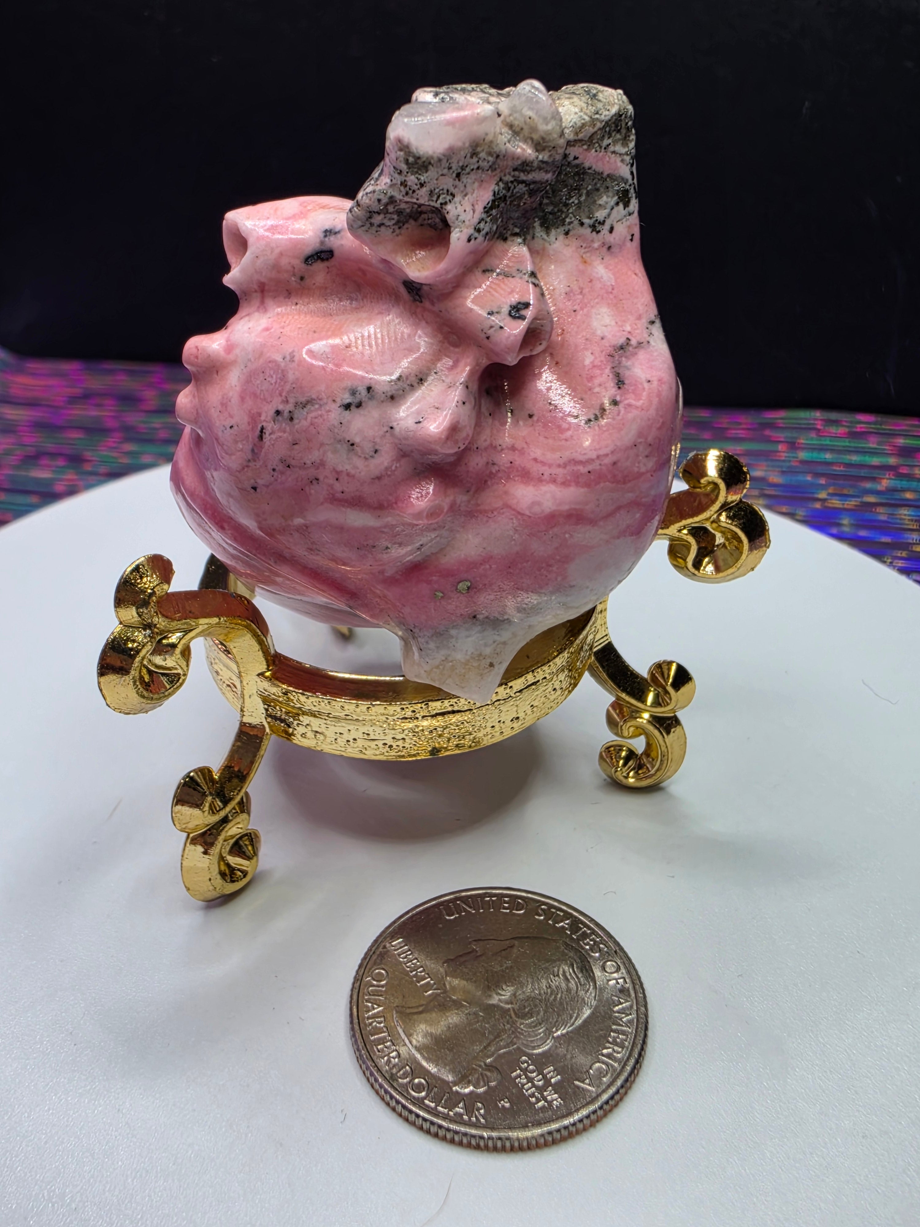 Peruvian Rhodonite Heart B