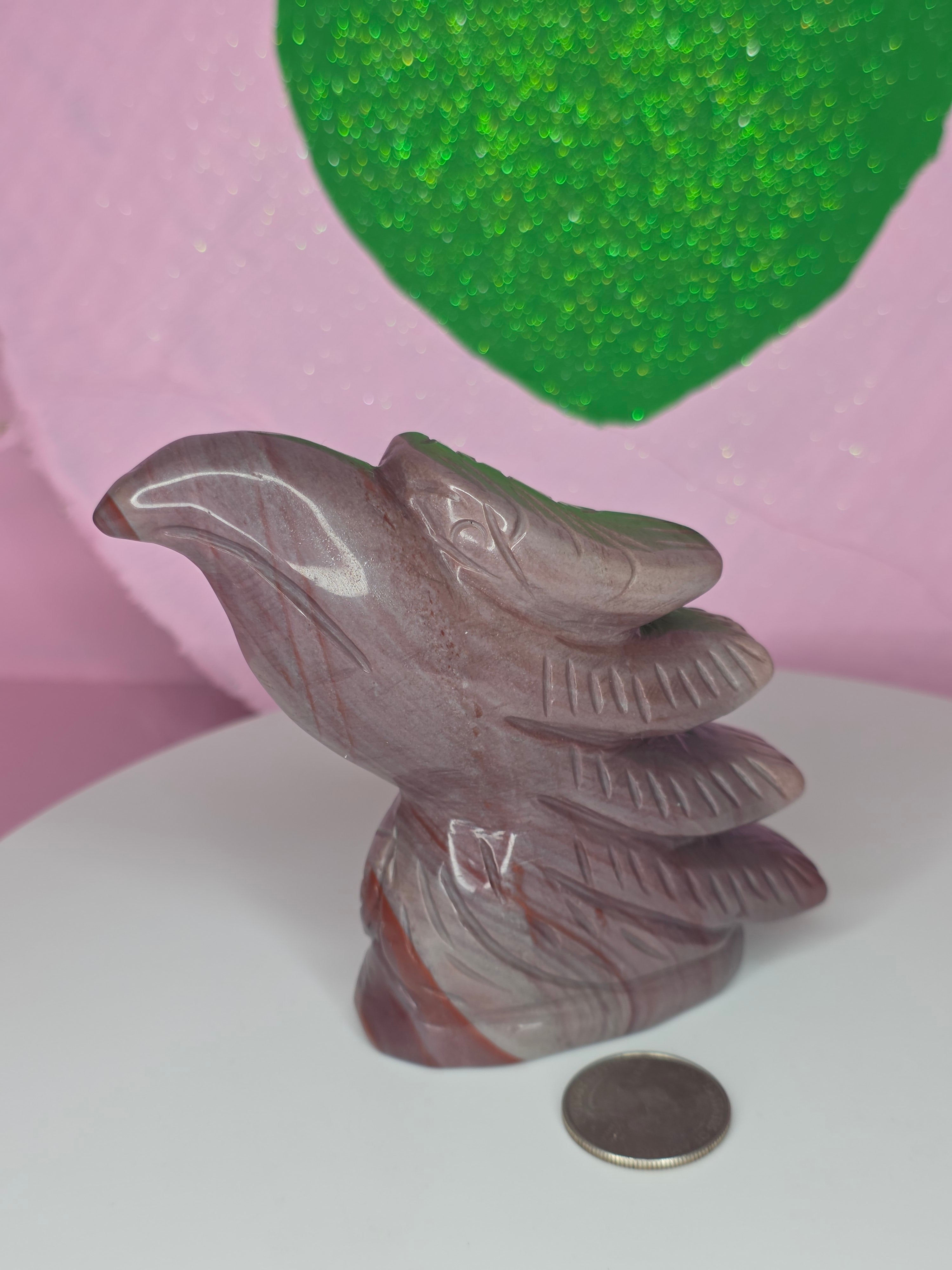 Mookaite Jasper Eagle Head C