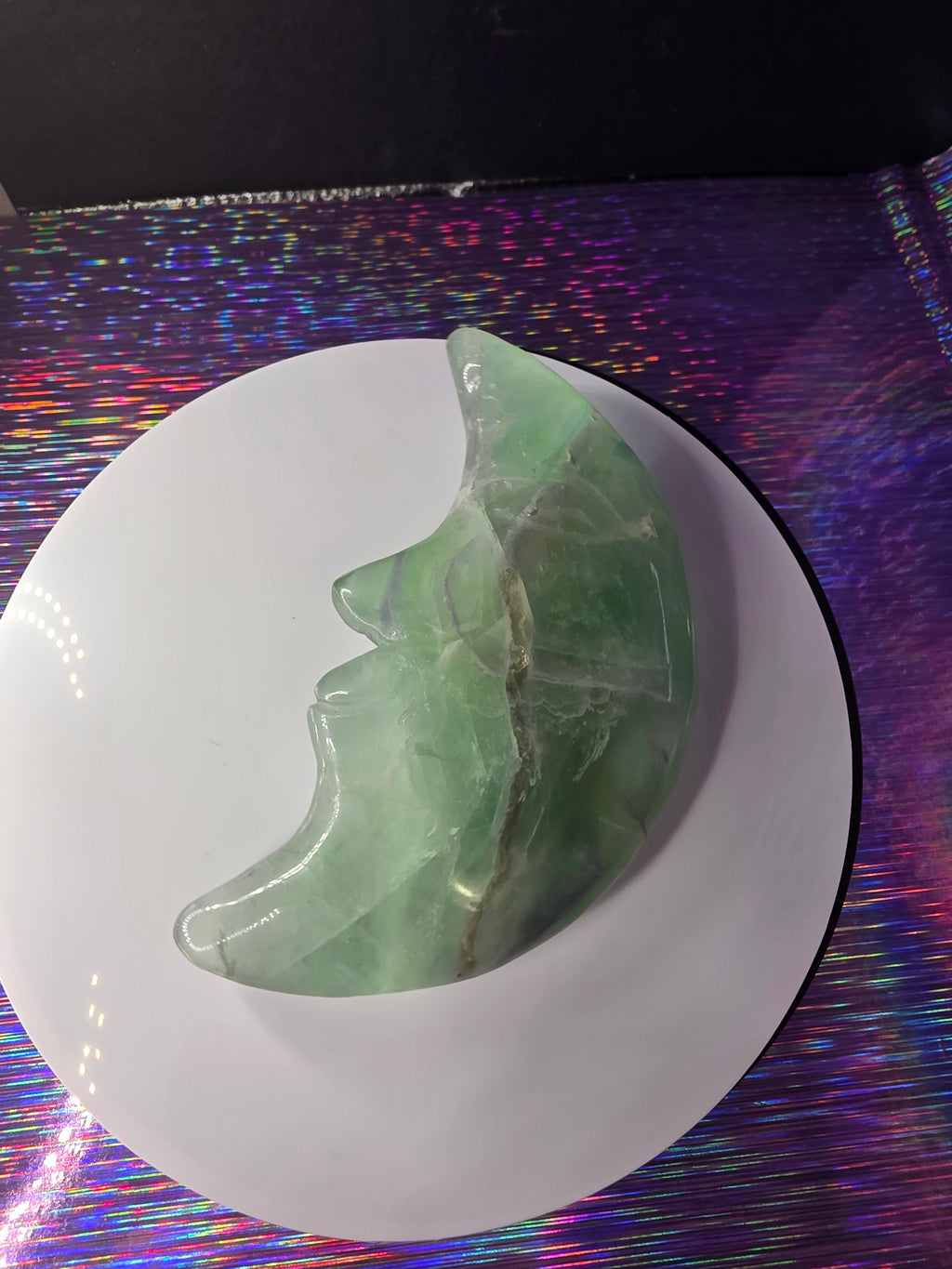Fluorite Moon Face