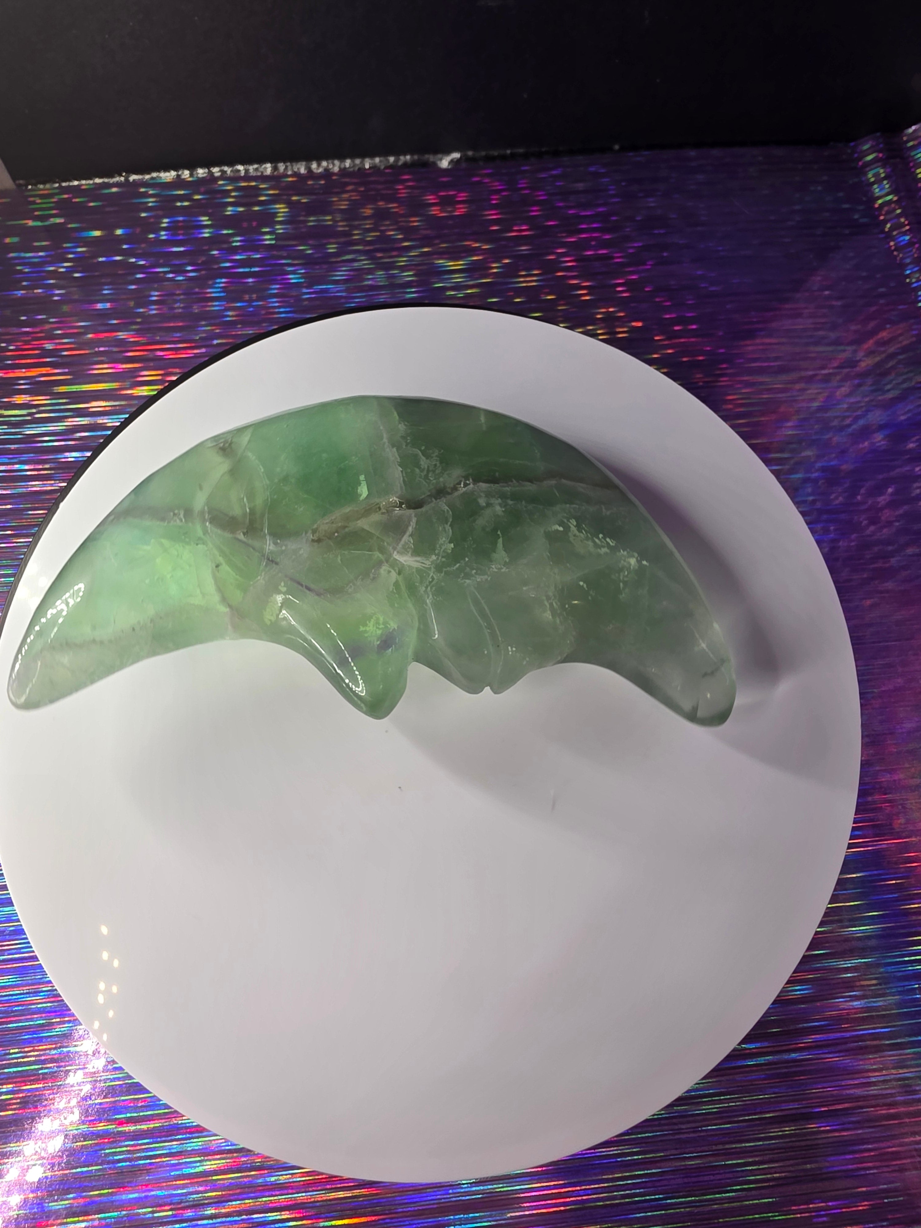 Fluorite Moon Face