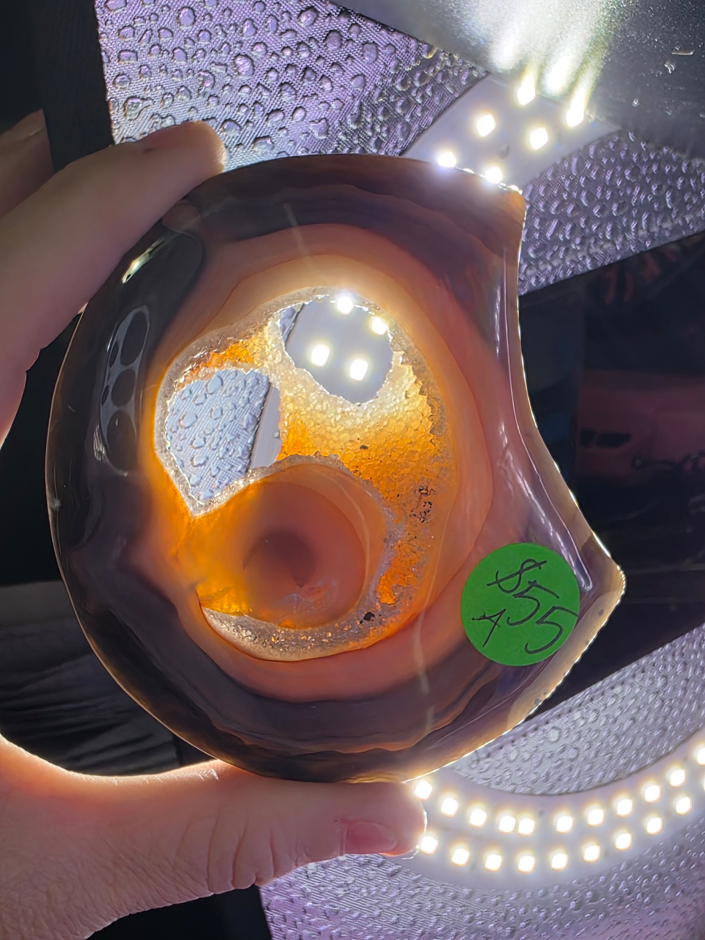 Agate Moon with Portals A