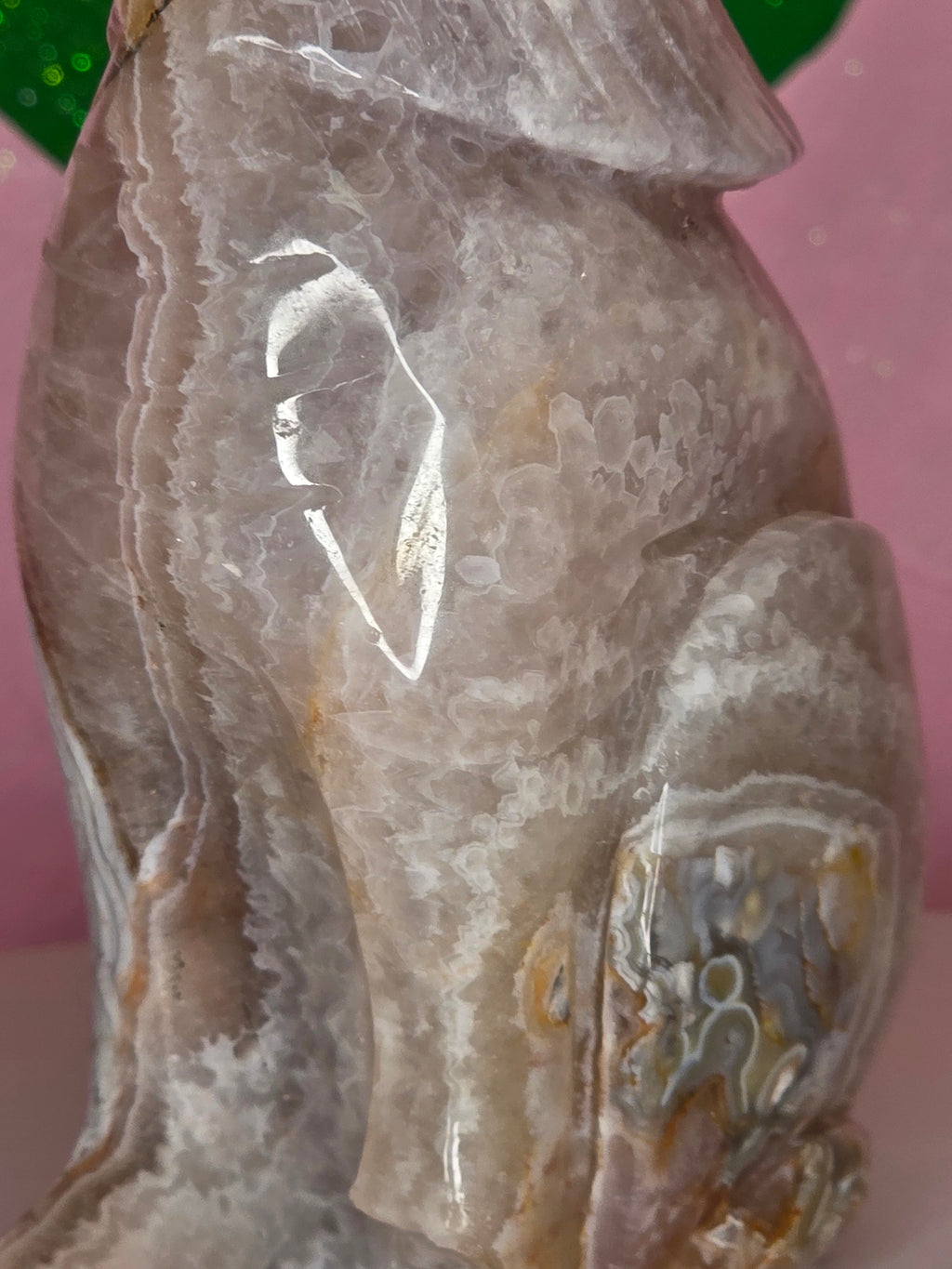 Crazy Lace Amethyst Wolf