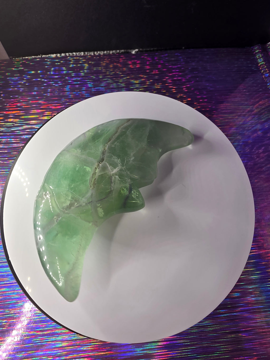 Fluorite Moon Face